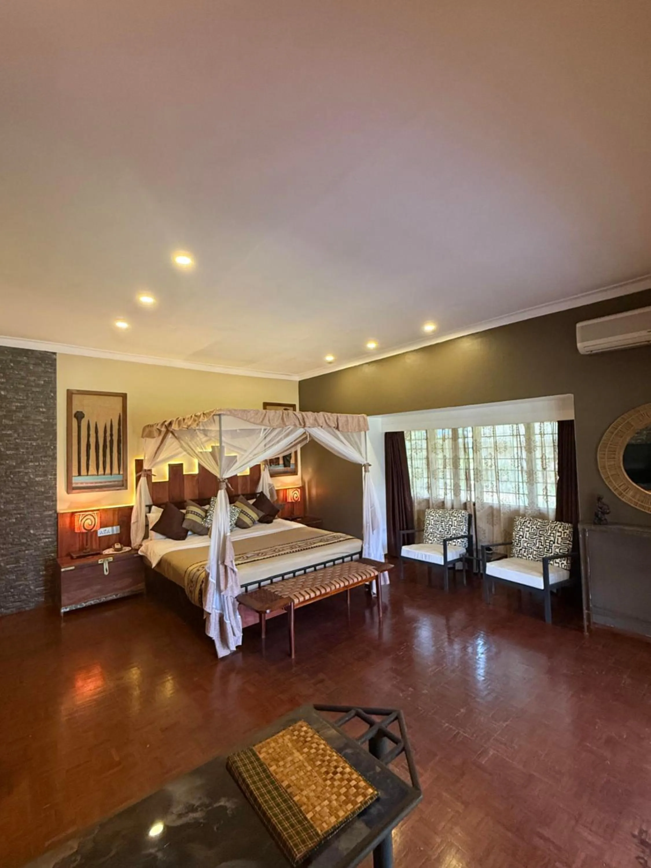 Bedroom, Bed in Ameg Lodge Kilimanjaro