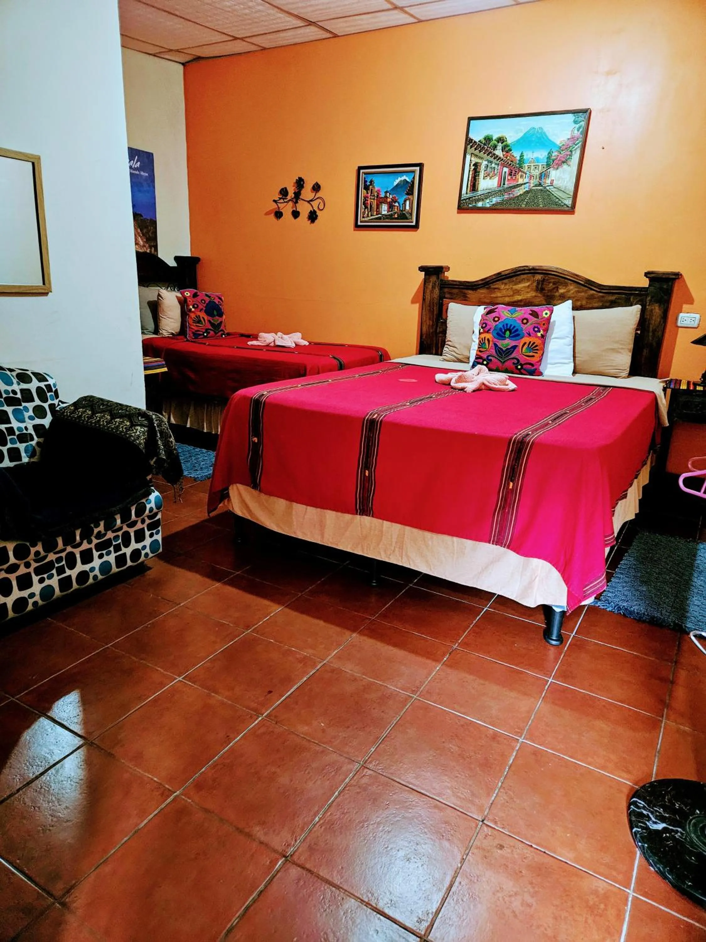 Bed in Hotel Casa del Cerro