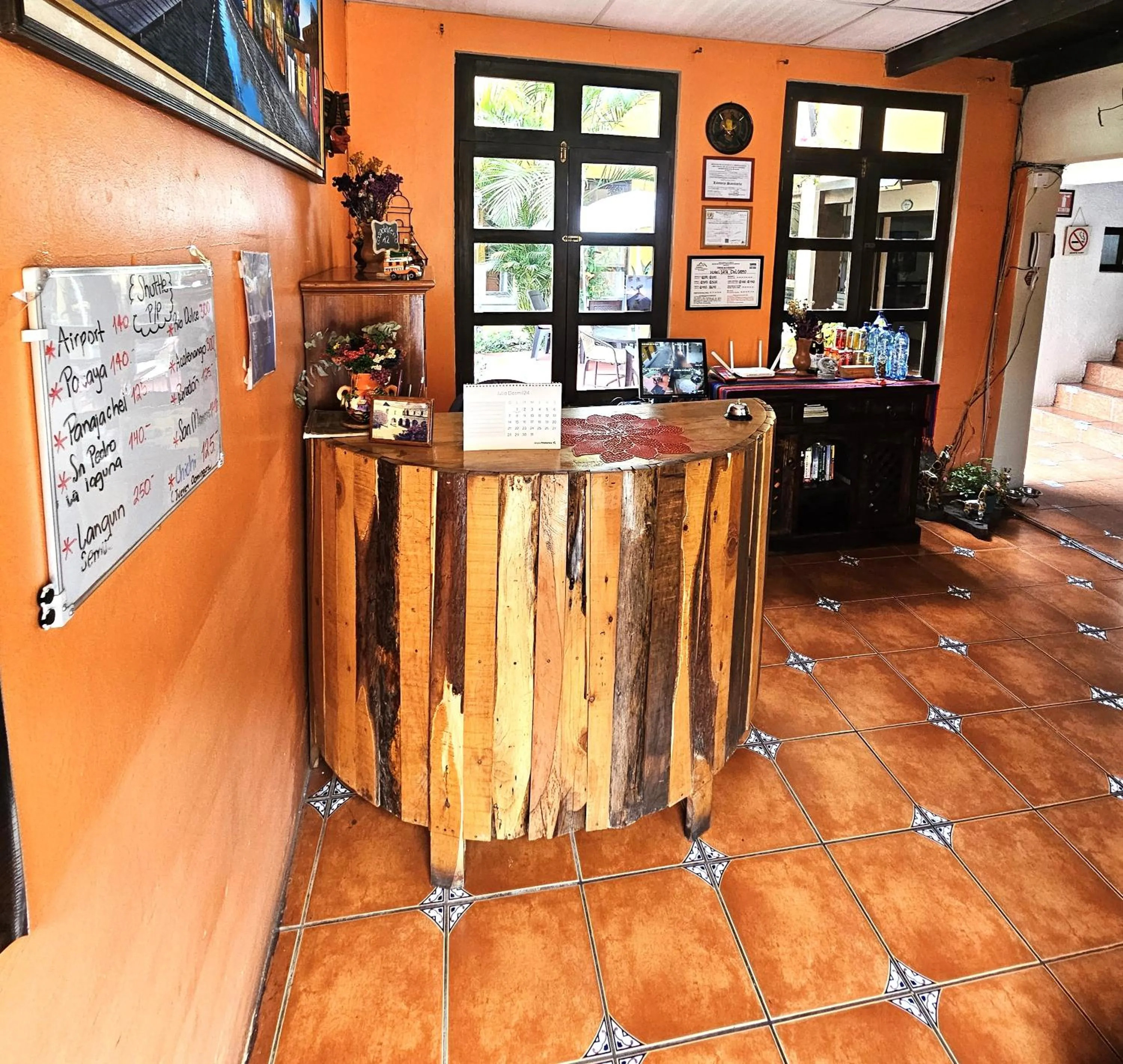 Lobby or reception in Hotel Casa del Cerro