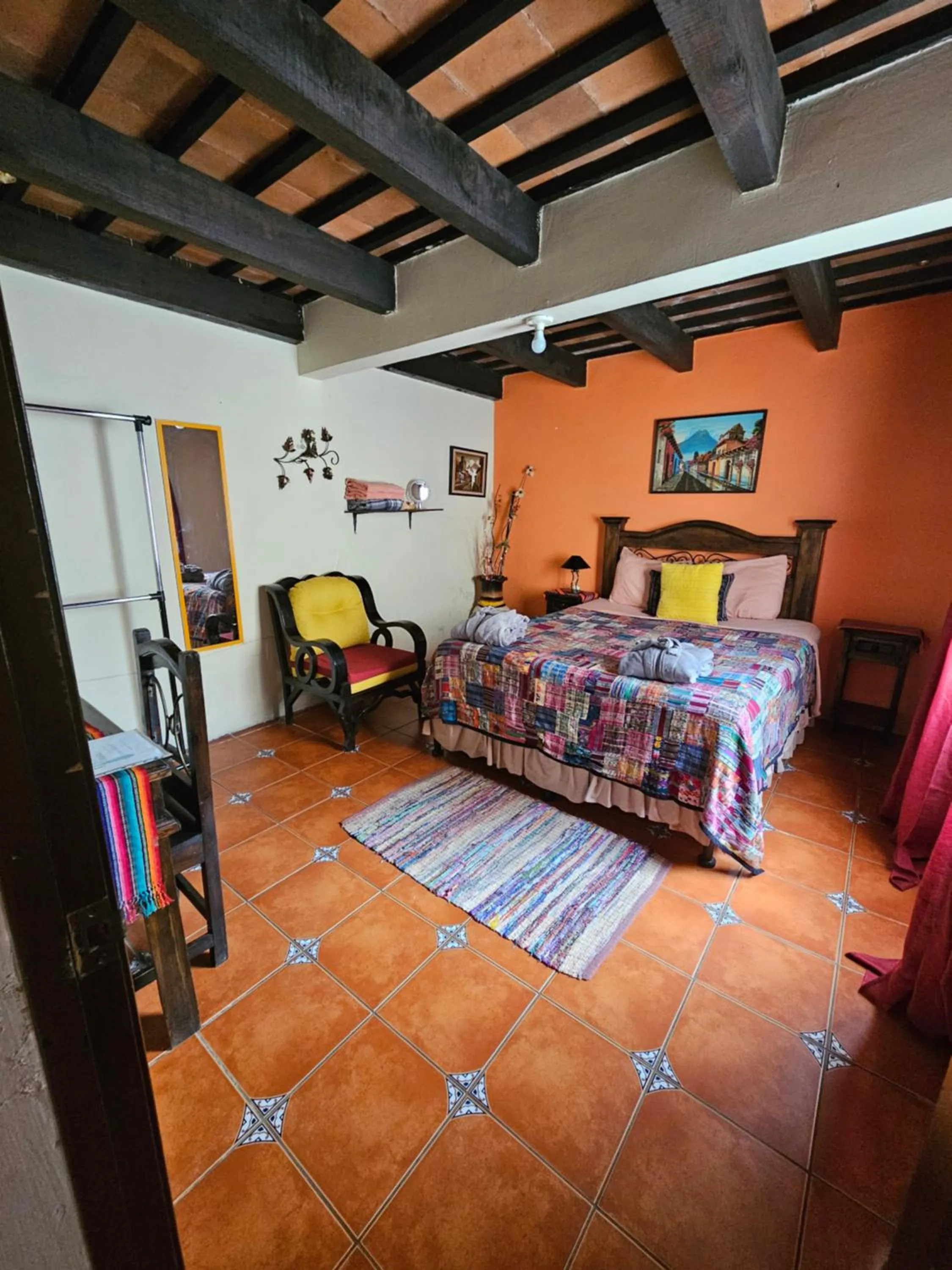 Bed in Hotel Casa del Cerro