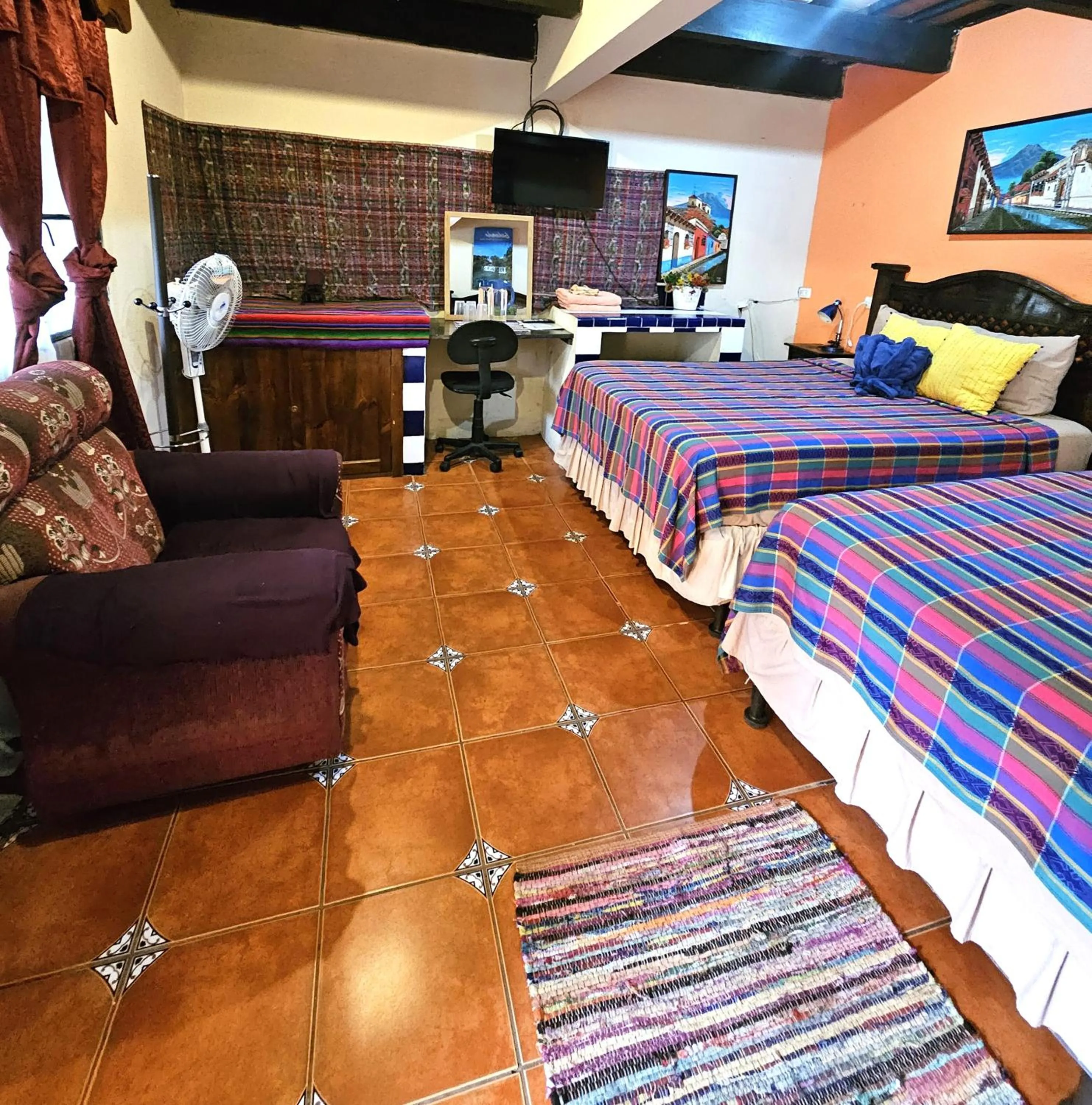 Bed in Hotel Casa del Cerro