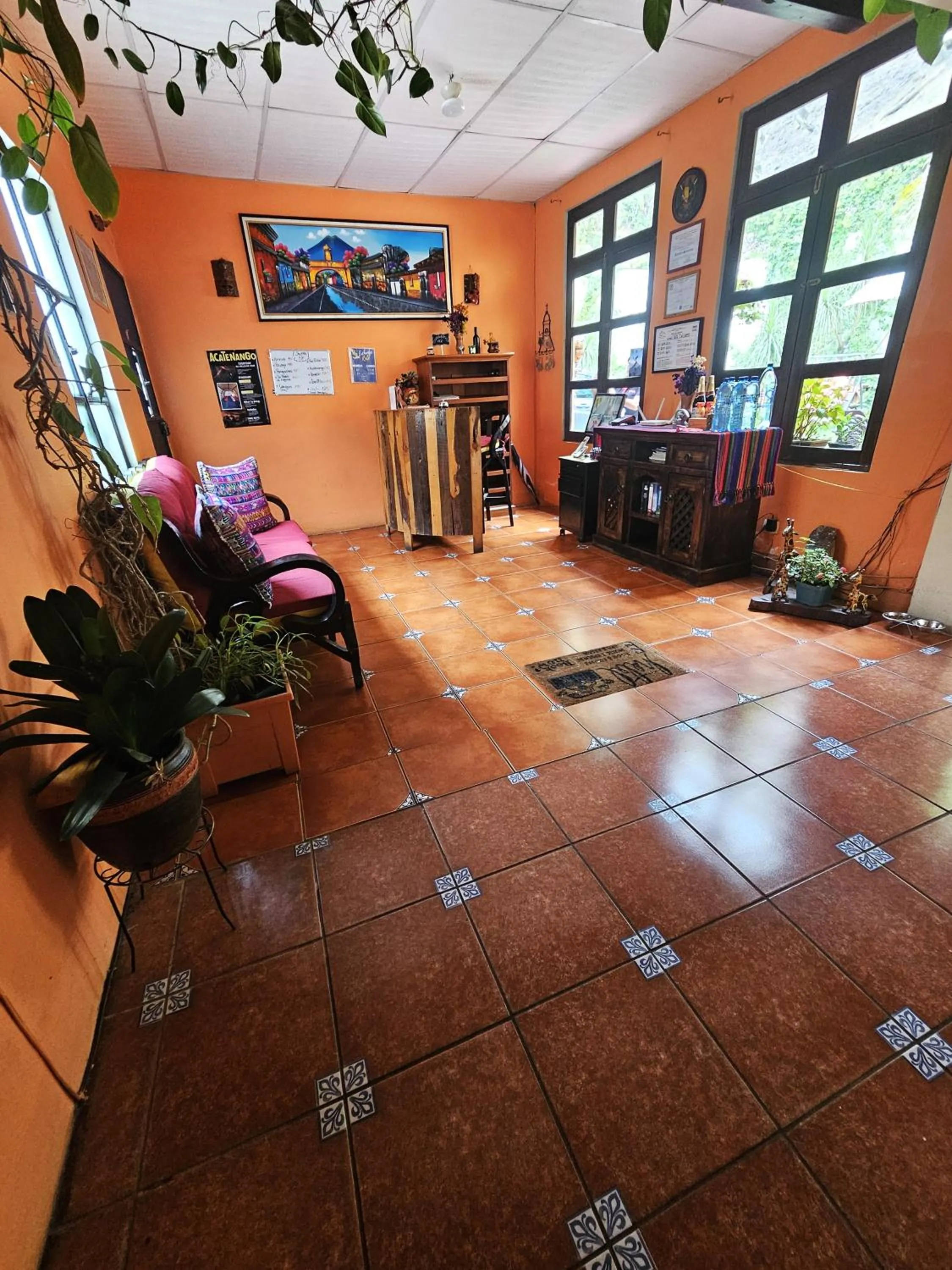 Lobby or reception in Hotel Casa del Cerro