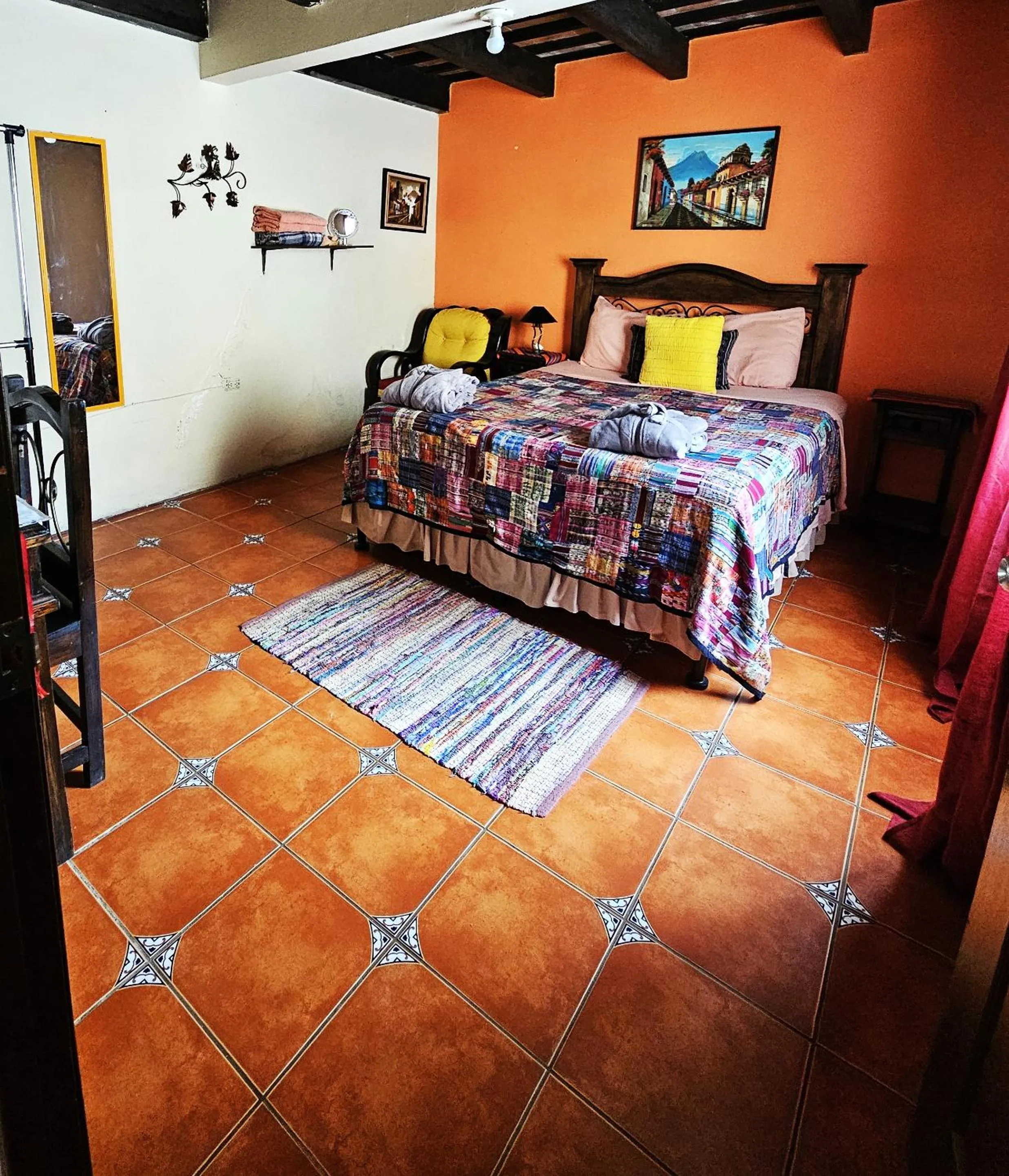 Bed in Hotel Casa del Cerro