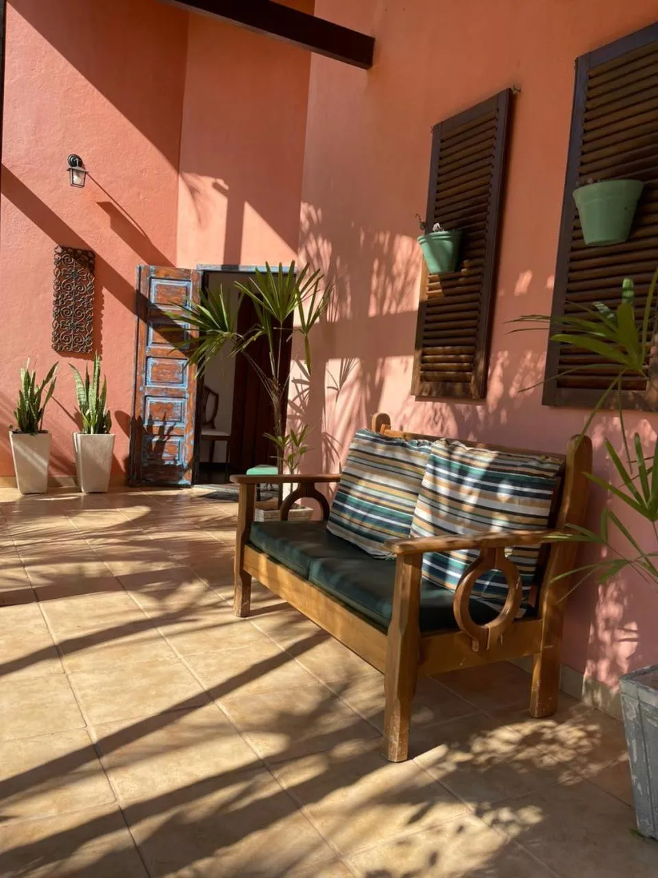 Seating area in Pousada Villa Terracotta