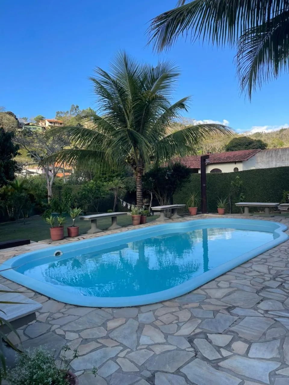 Swimming pool in Pousada Villa Terracotta