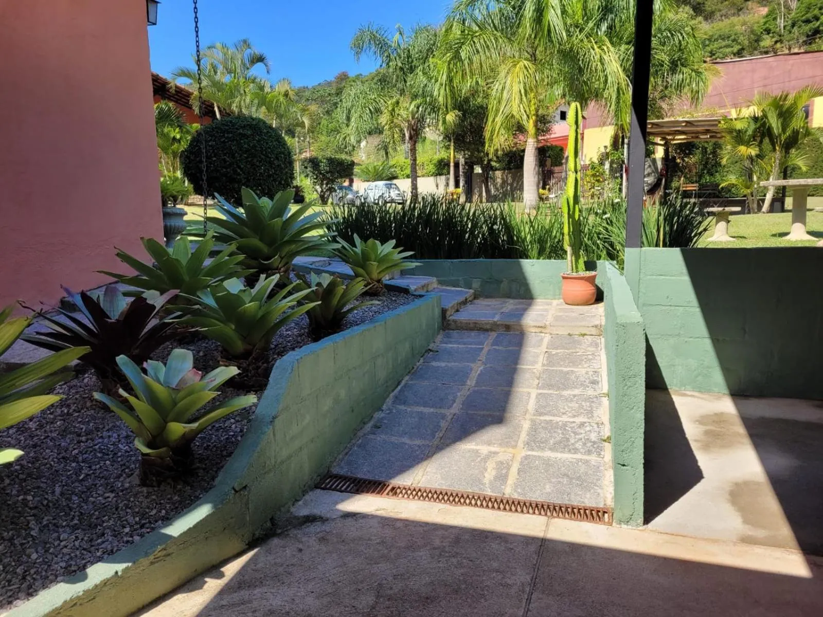 Garden view in Pousada Villa Terracotta