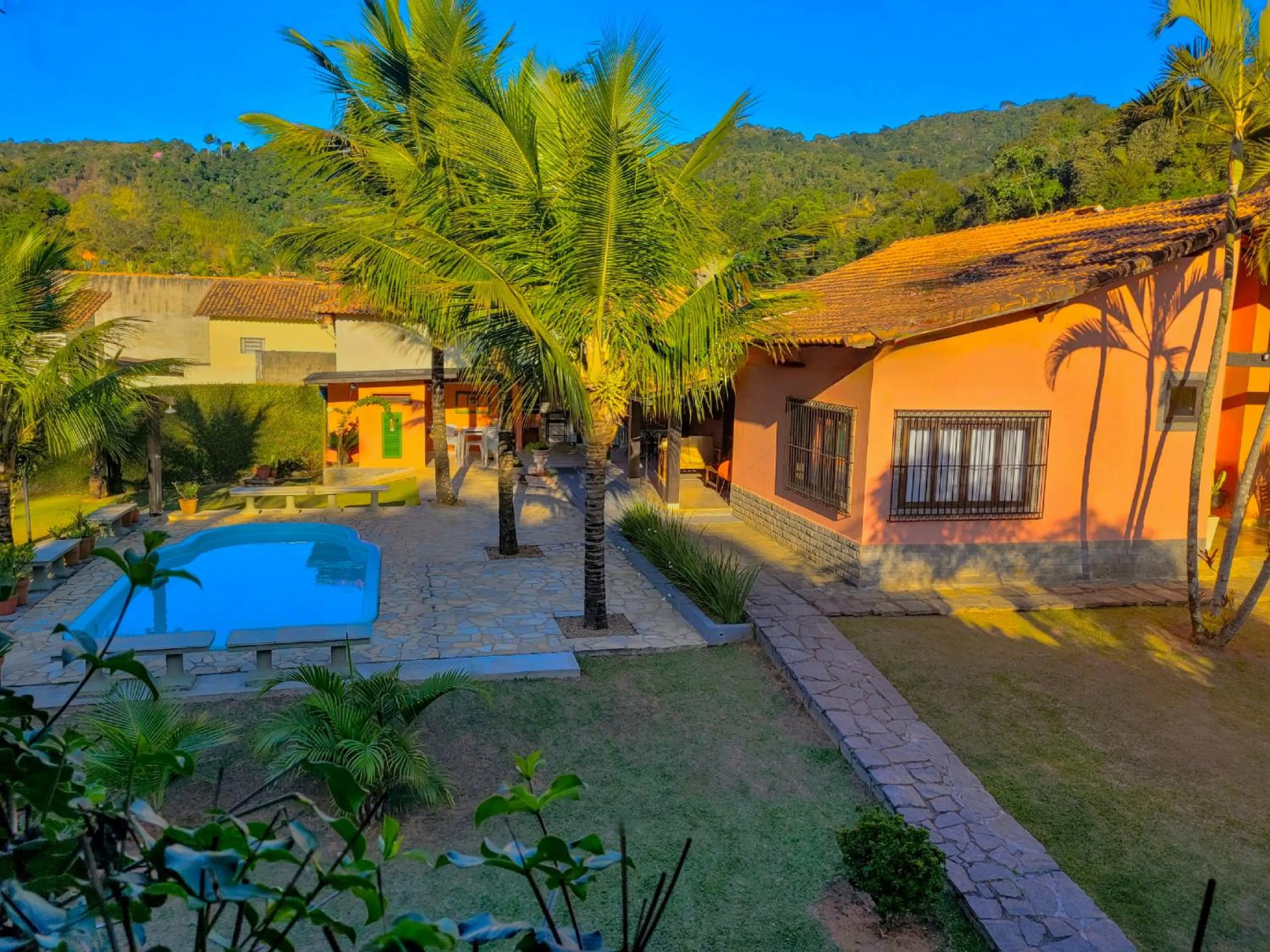 Garden view in Pousada Villa Terracotta