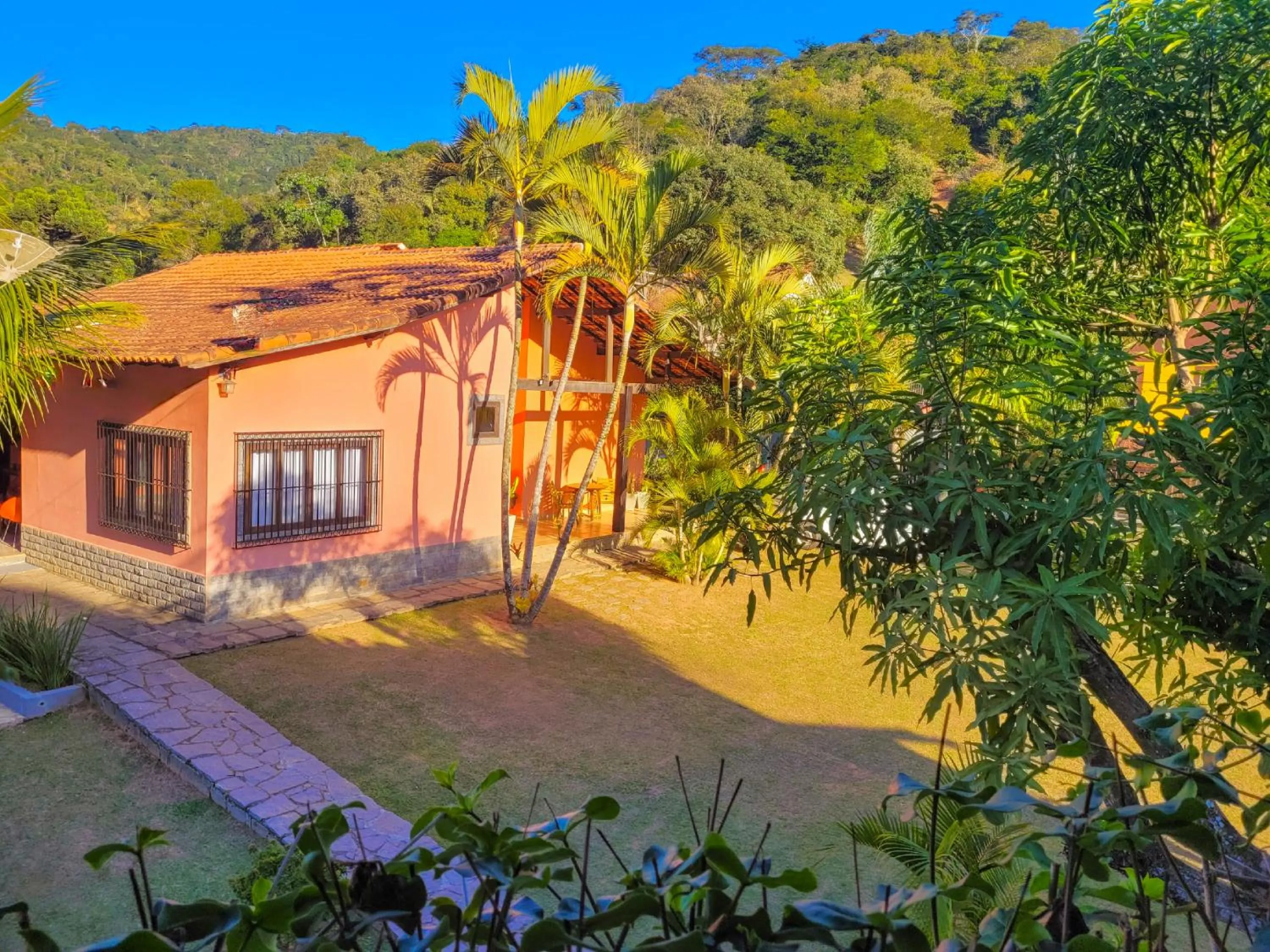 Garden view in Pousada Villa Terracotta