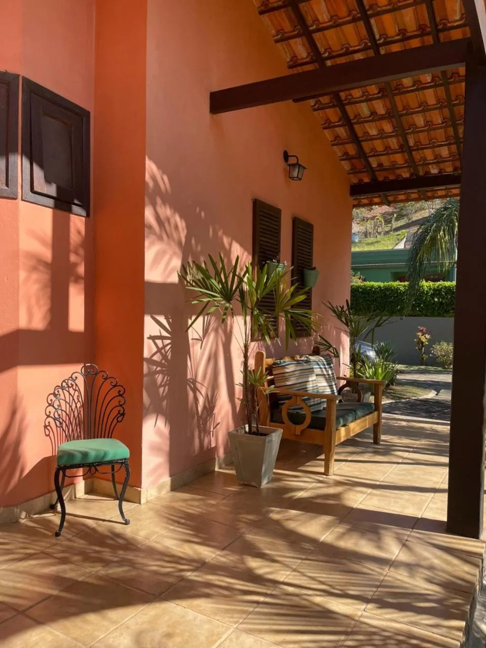 Seating area in Pousada Villa Terracotta