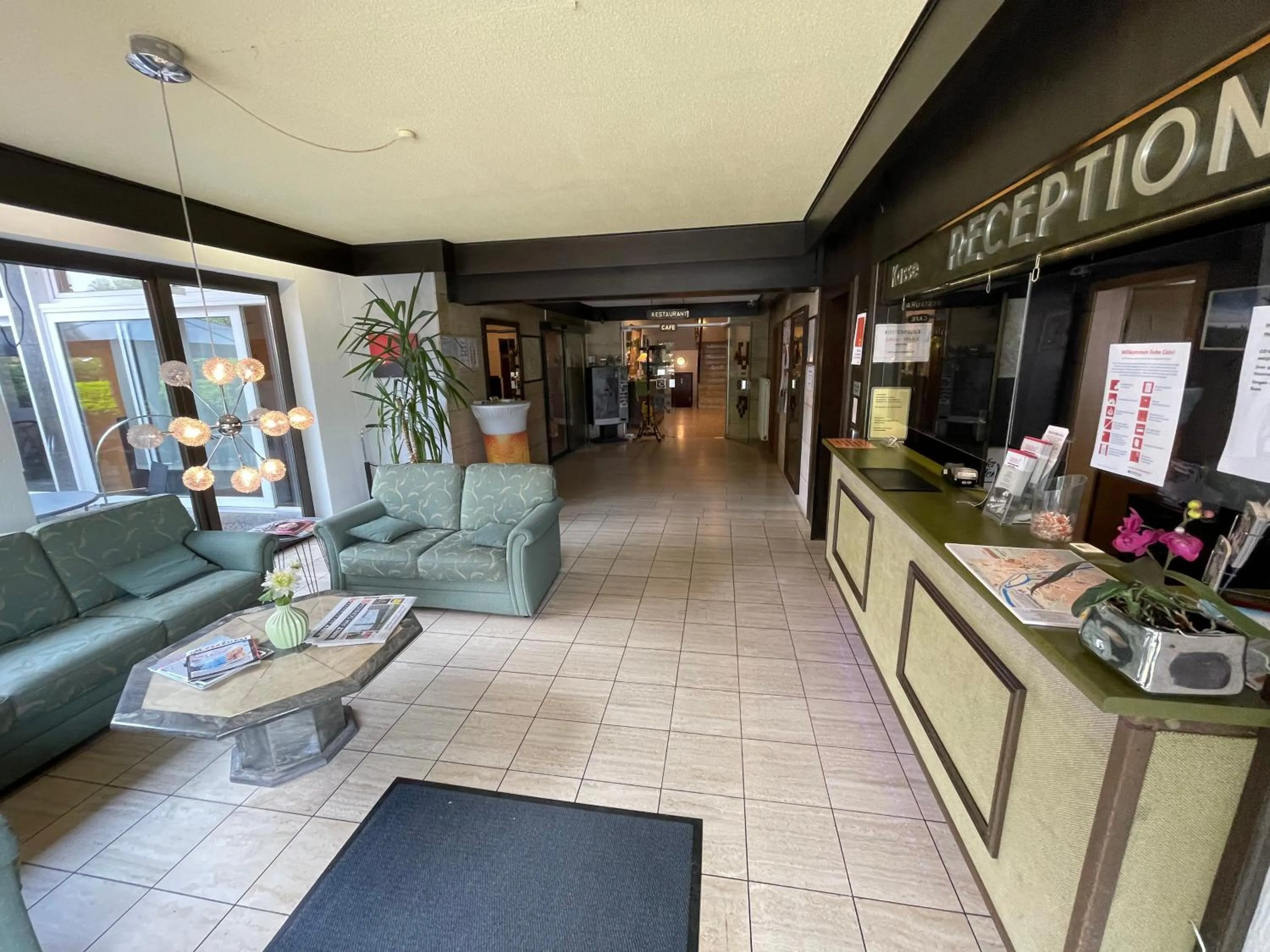 Lobby or reception in Hotel Martina