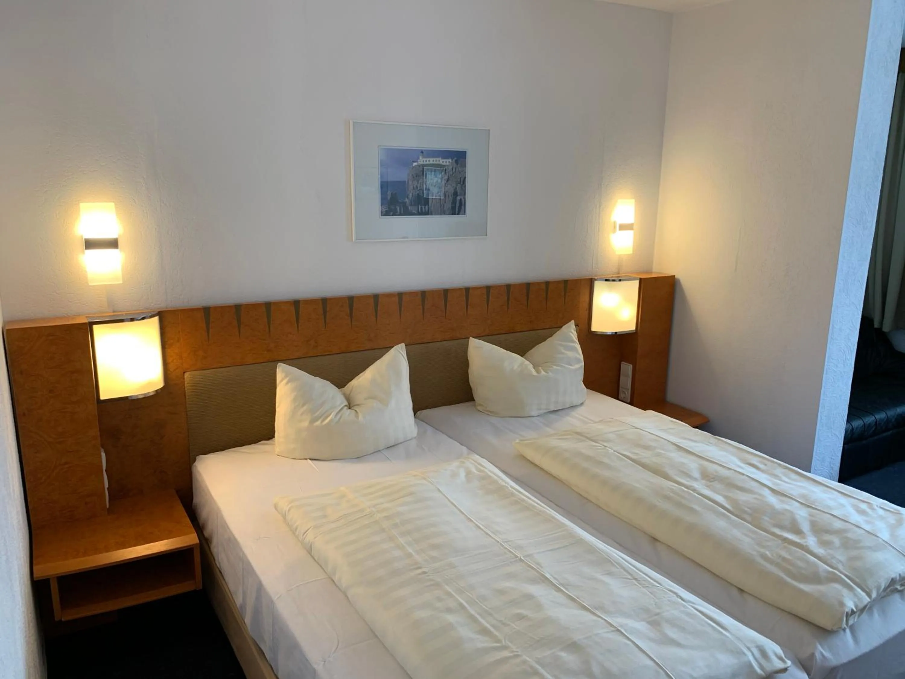 Bed in Hotel Martina