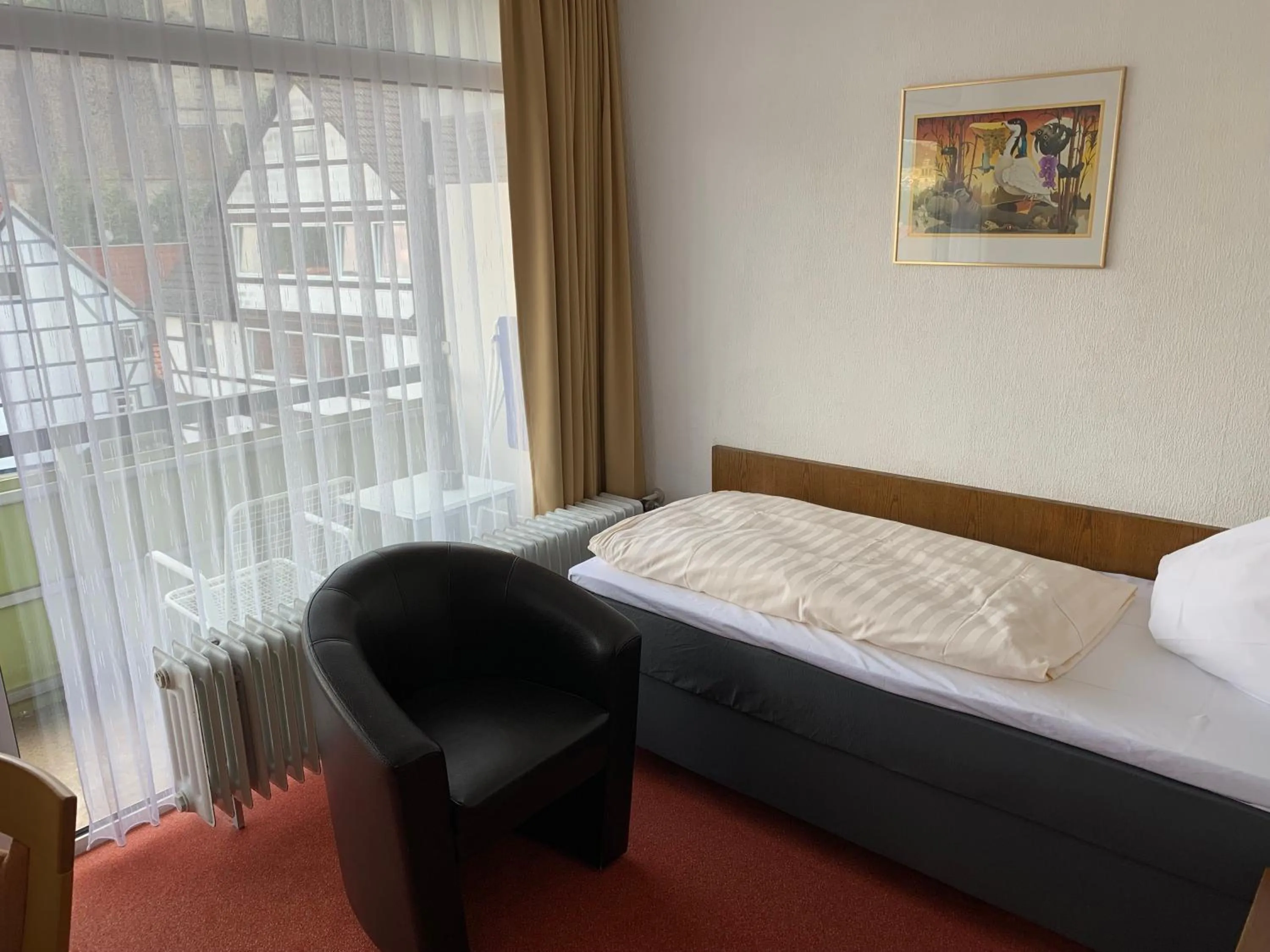 Bed in Hotel Martina