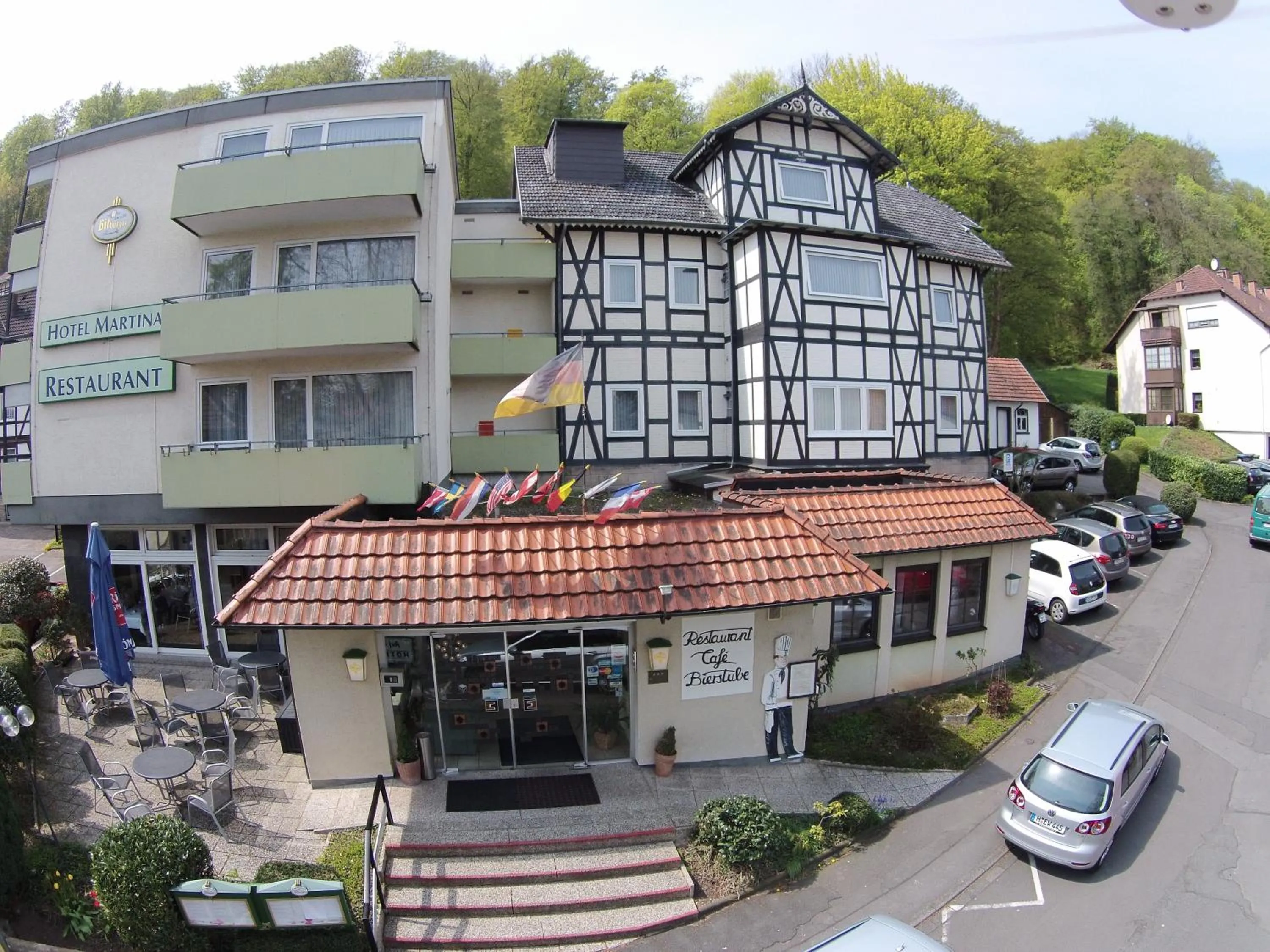 Property building in Hotel Martina