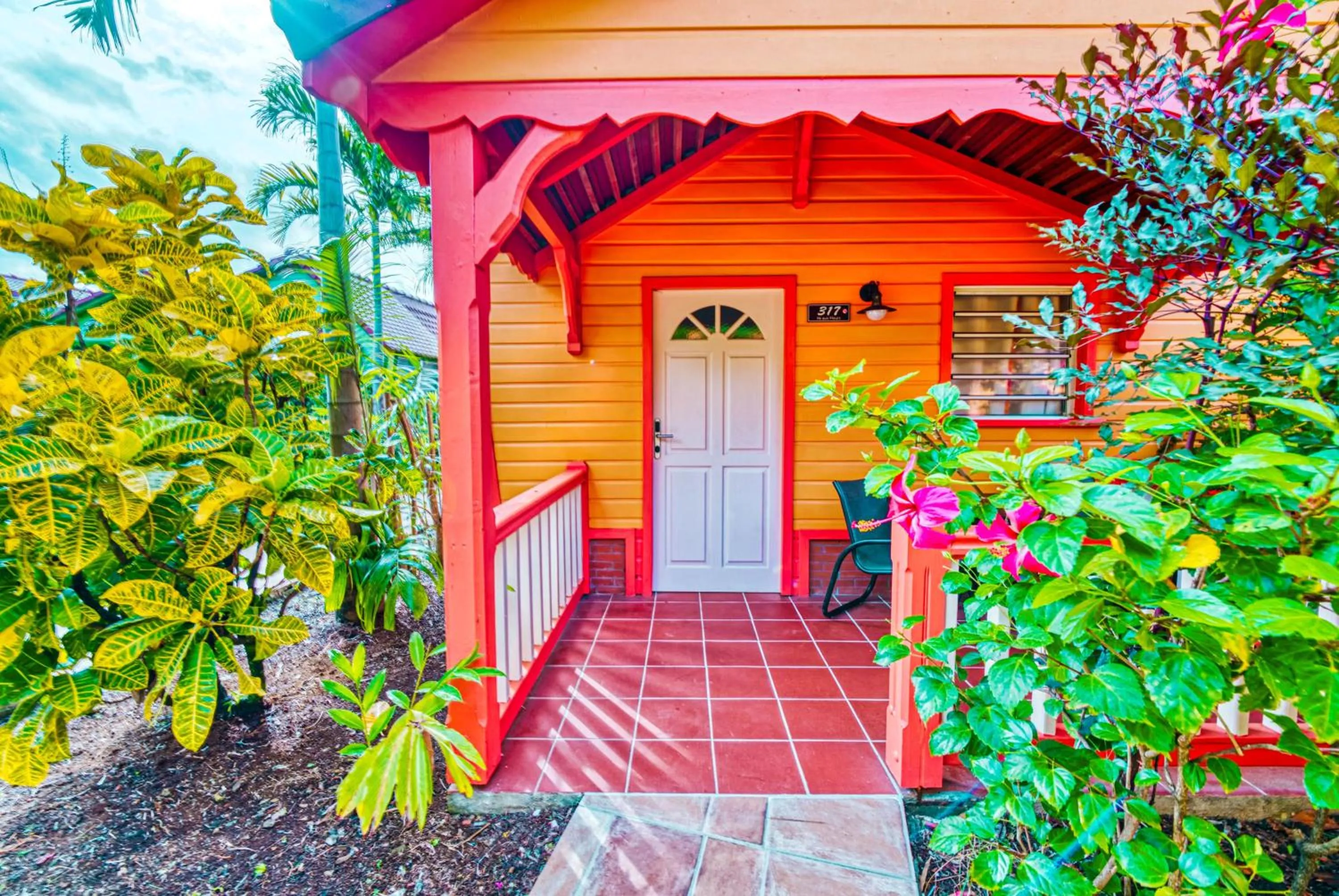 Patio in Hotel Bambou