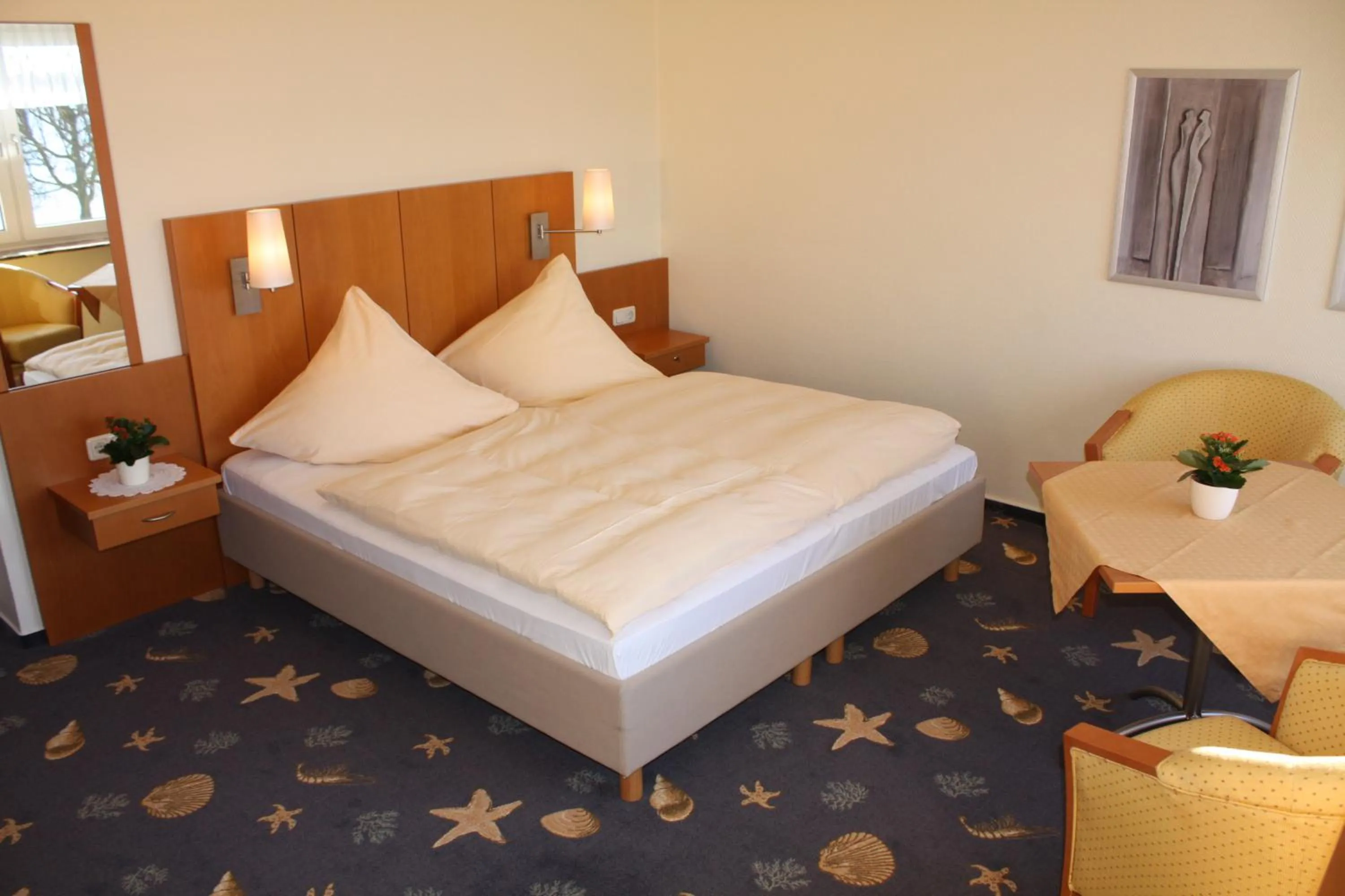 Photo of the whole room, Bed in Hotel Seeterrassen