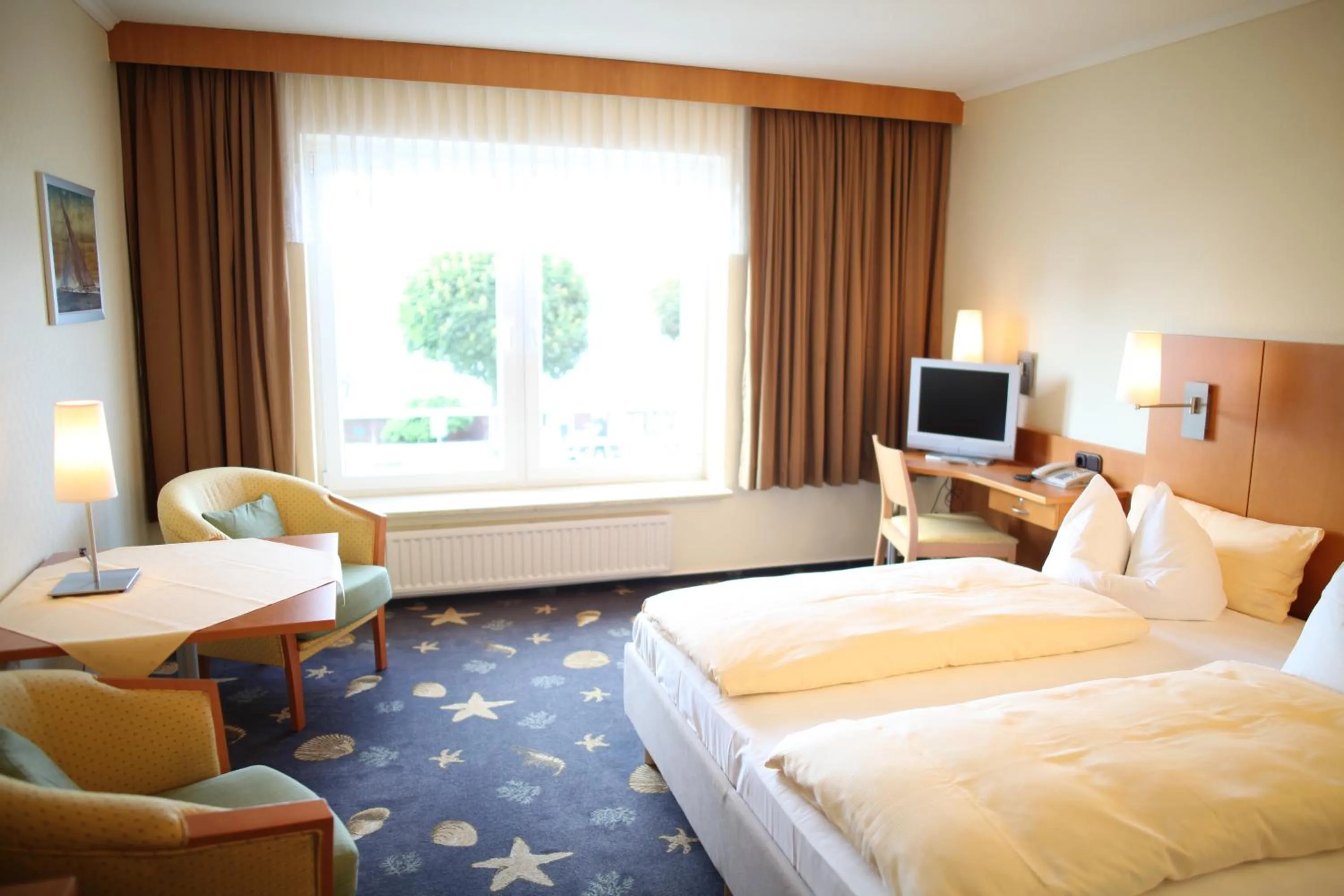 Photo of the whole room, Bed in Hotel Seeterrassen