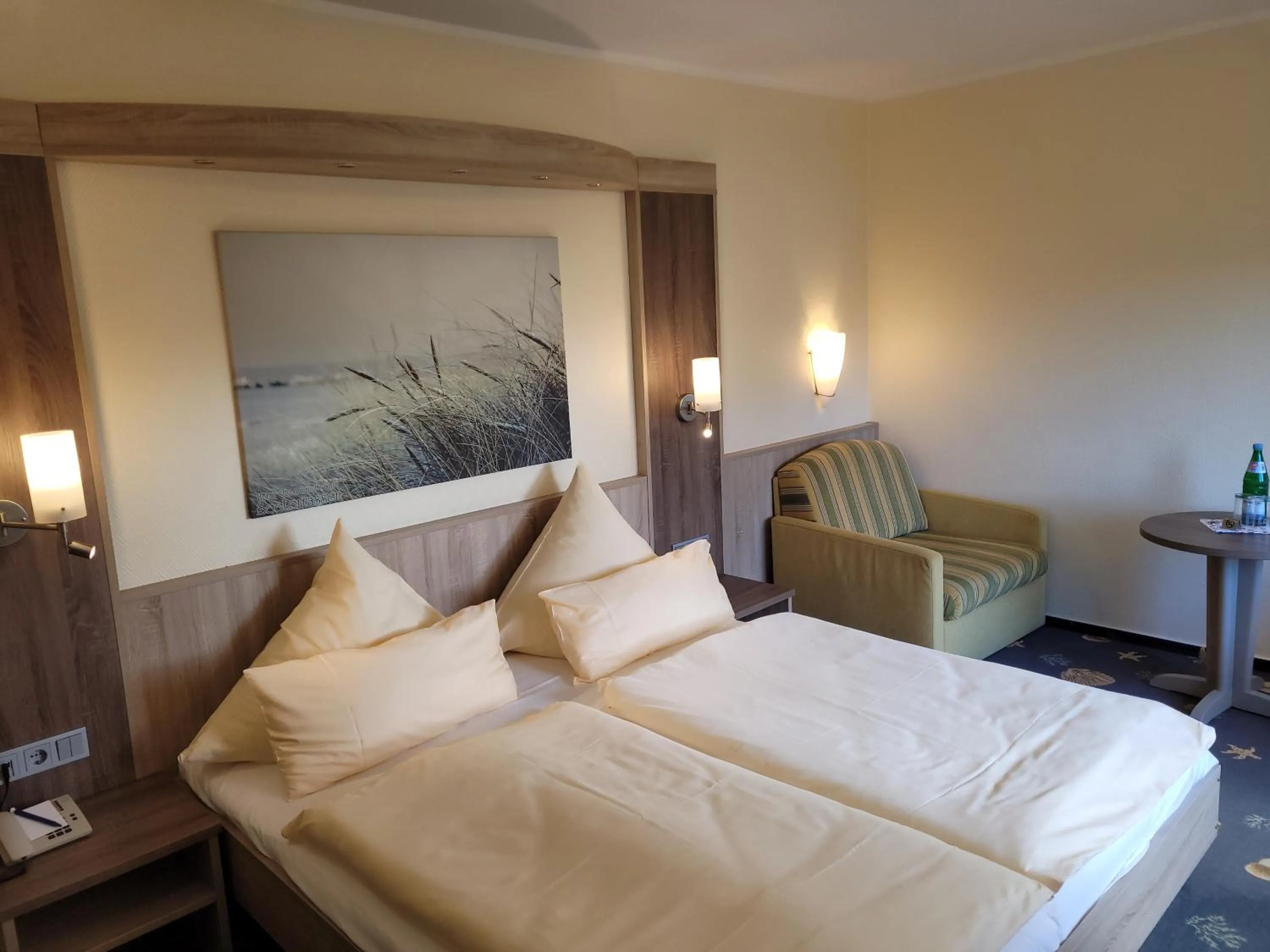 Photo of the whole room, Bed in Hotel Seeterrassen