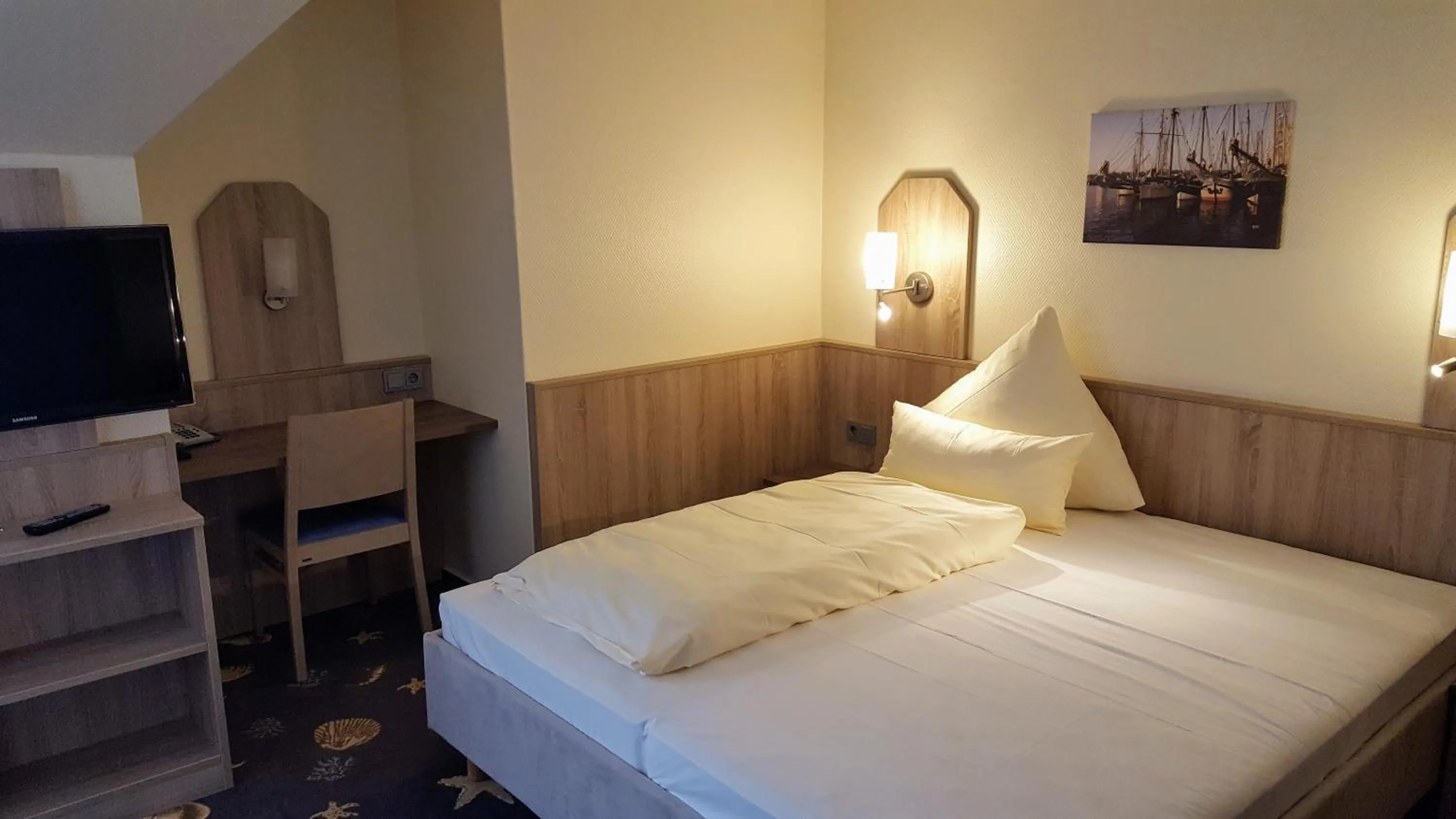 Photo of the whole room, Bed in Hotel Seeterrassen