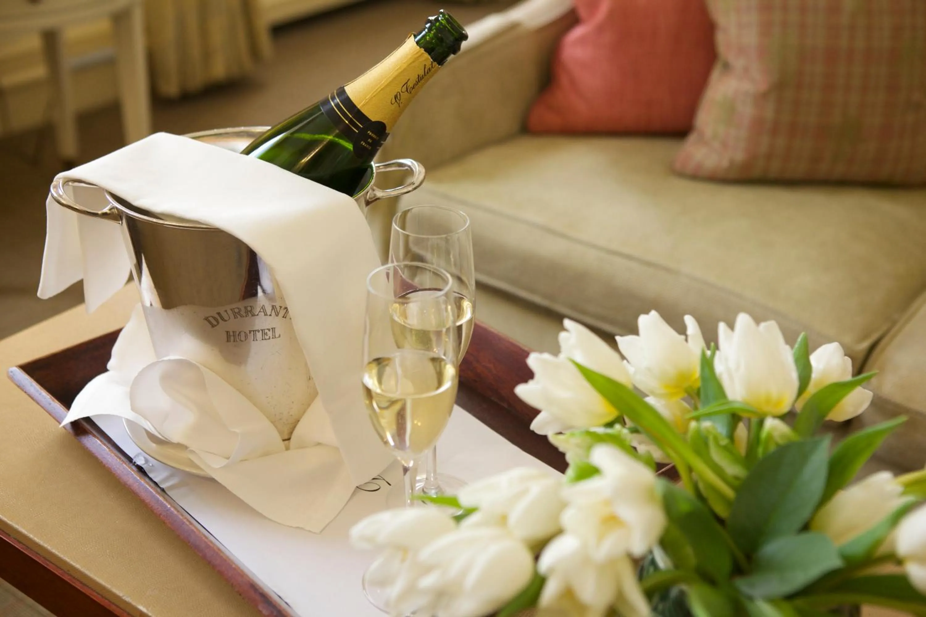 Drinks in Durrants Hotel