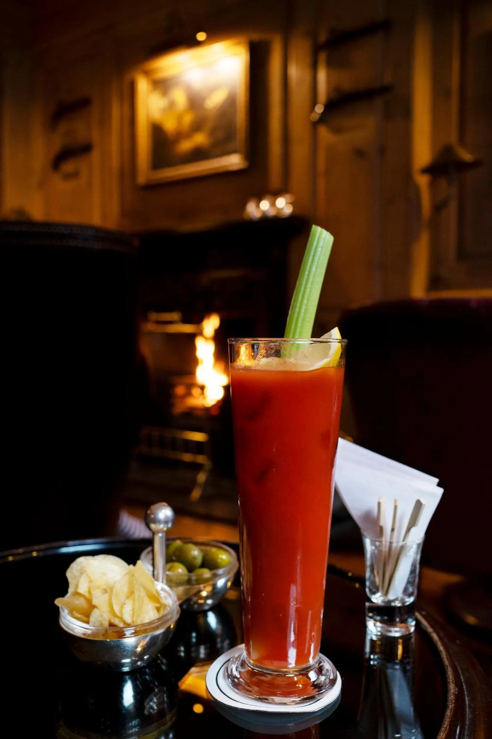 Drinks in Durrants Hotel