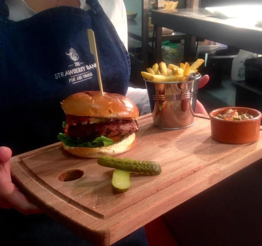 Food close-up in Strawberry Bank Hotel, NEC