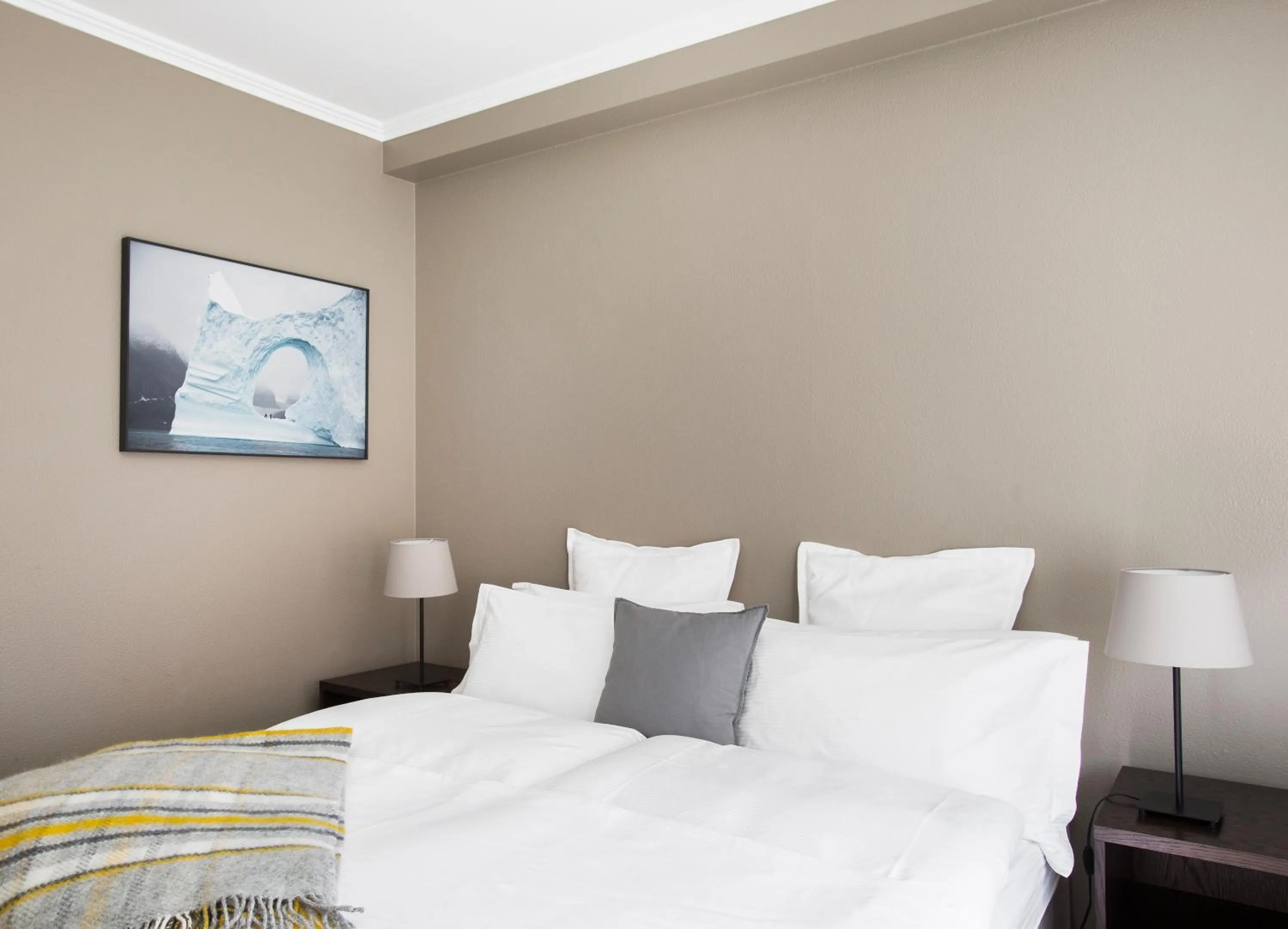 Bedroom, Bed in Hotel Ódinsvé