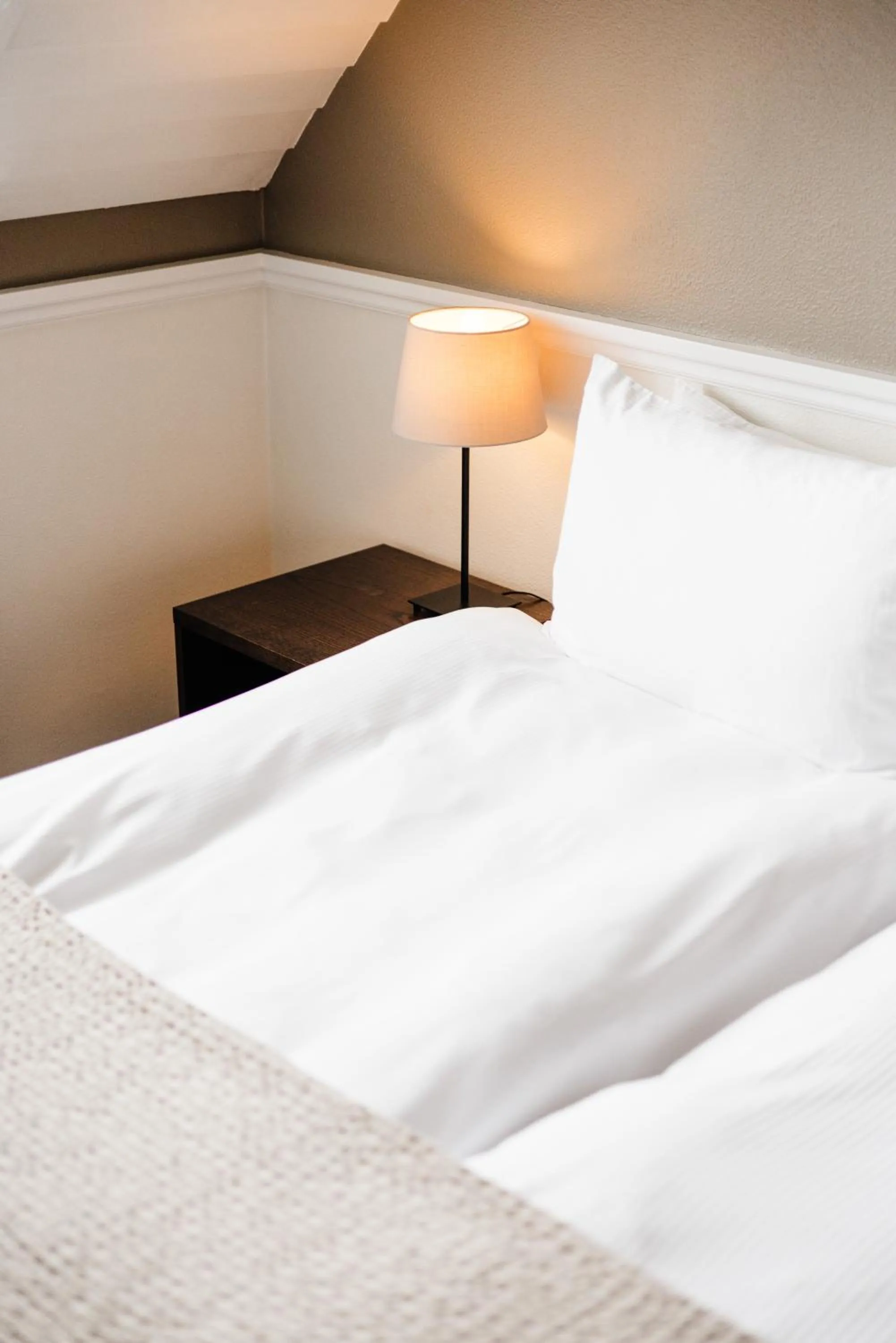 Bed in Hotel Ódinsvé