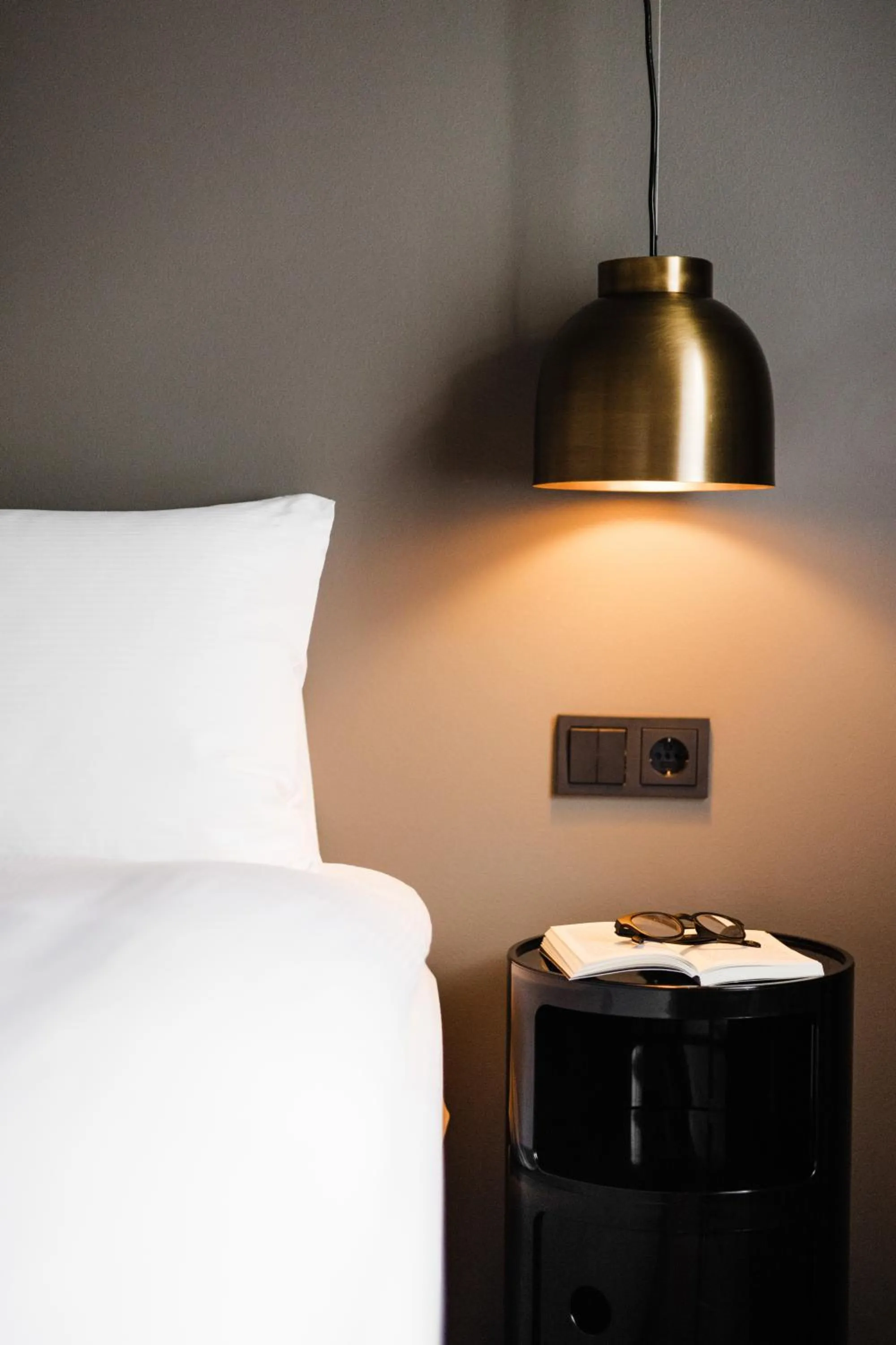 Bed in Hotel Ódinsvé