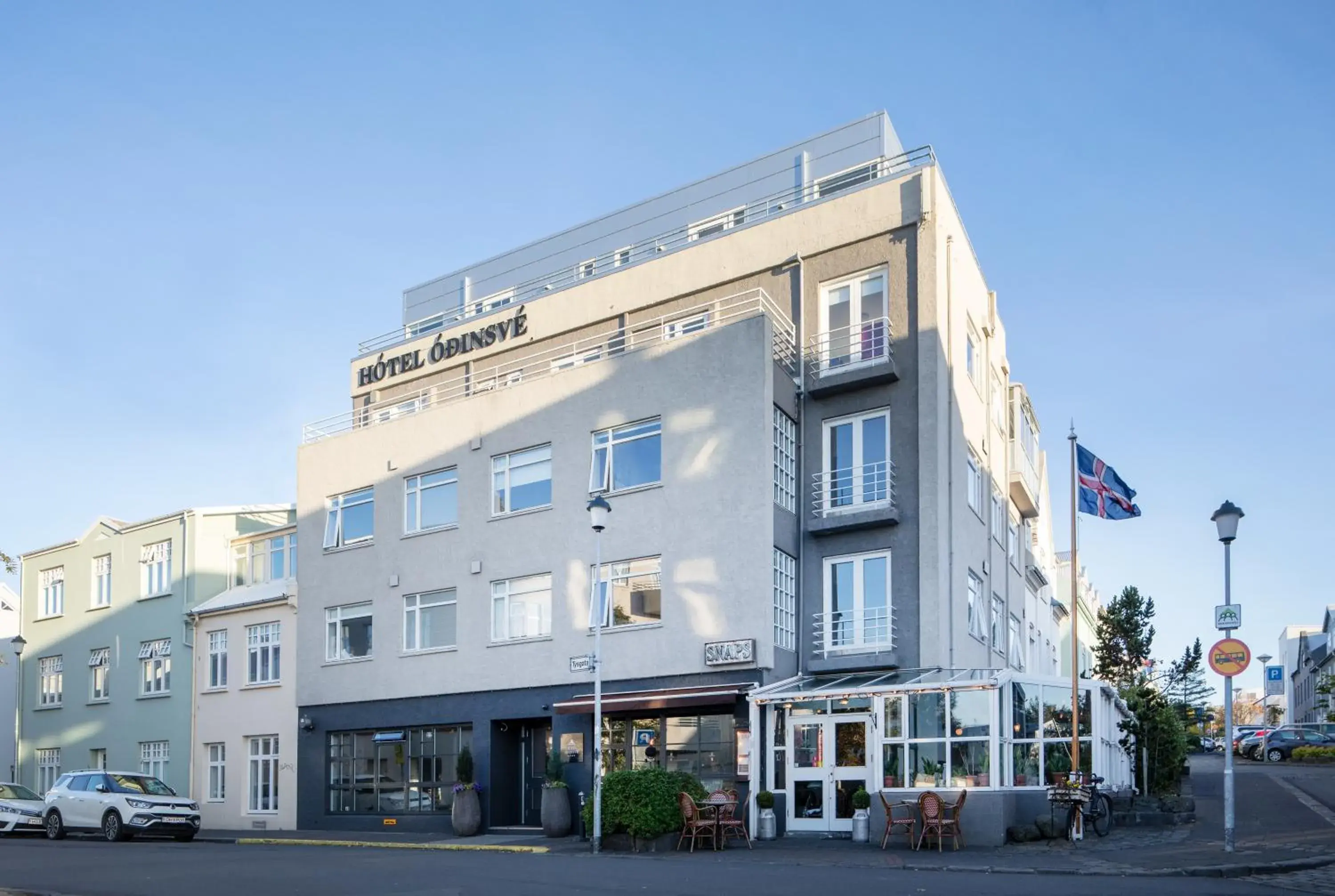 Property building in Hotel Ódinsvé Property building in Hotel Ódinsvé