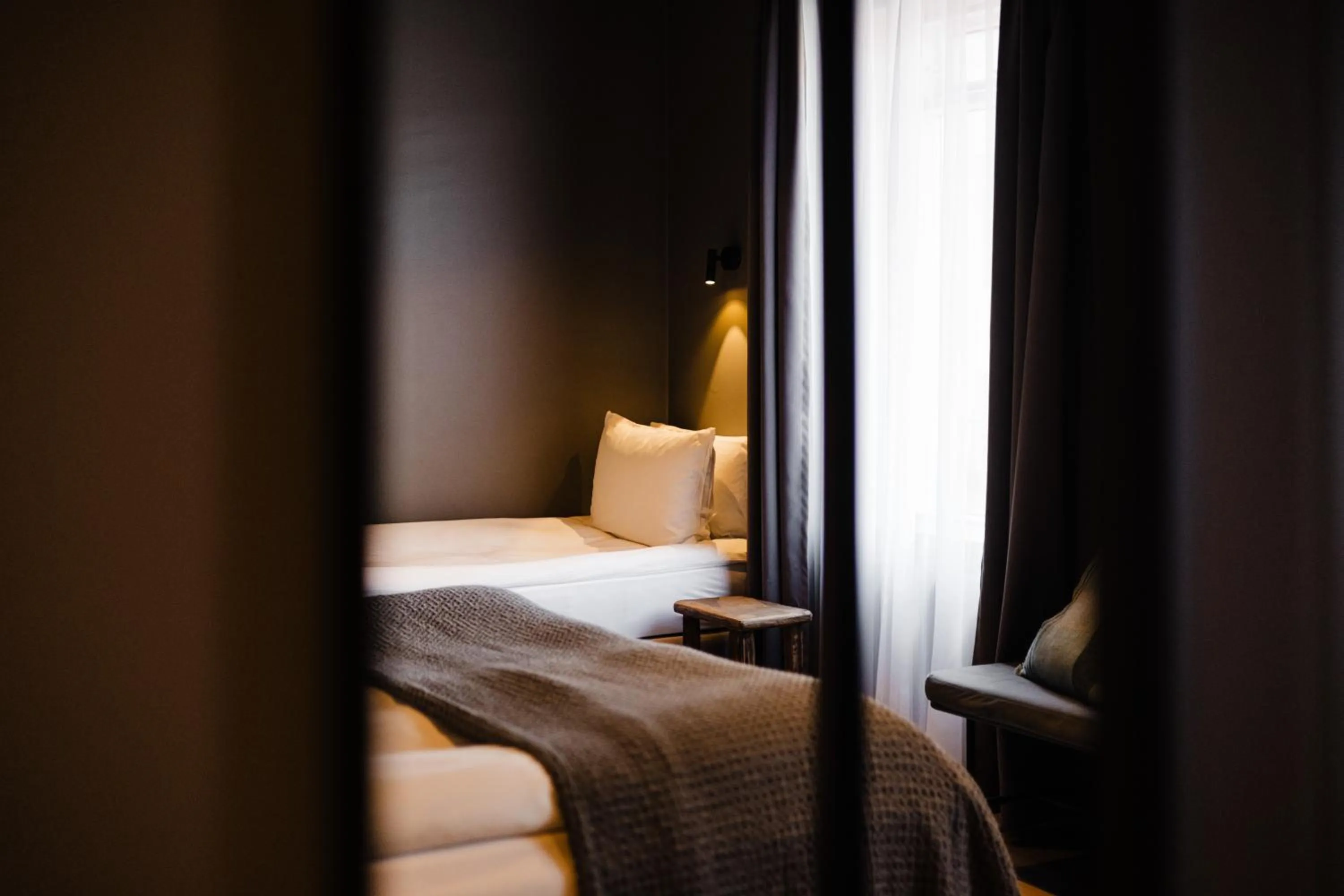 Bedroom, Bed in Hotel Ódinsvé