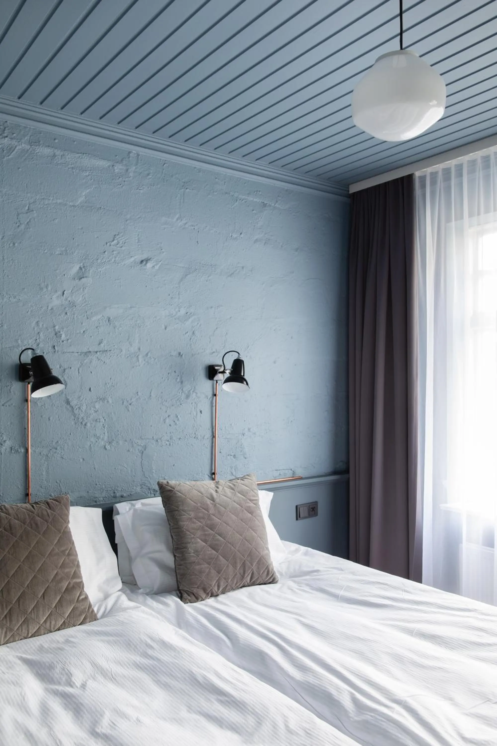 Bed in Hotel Ódinsvé