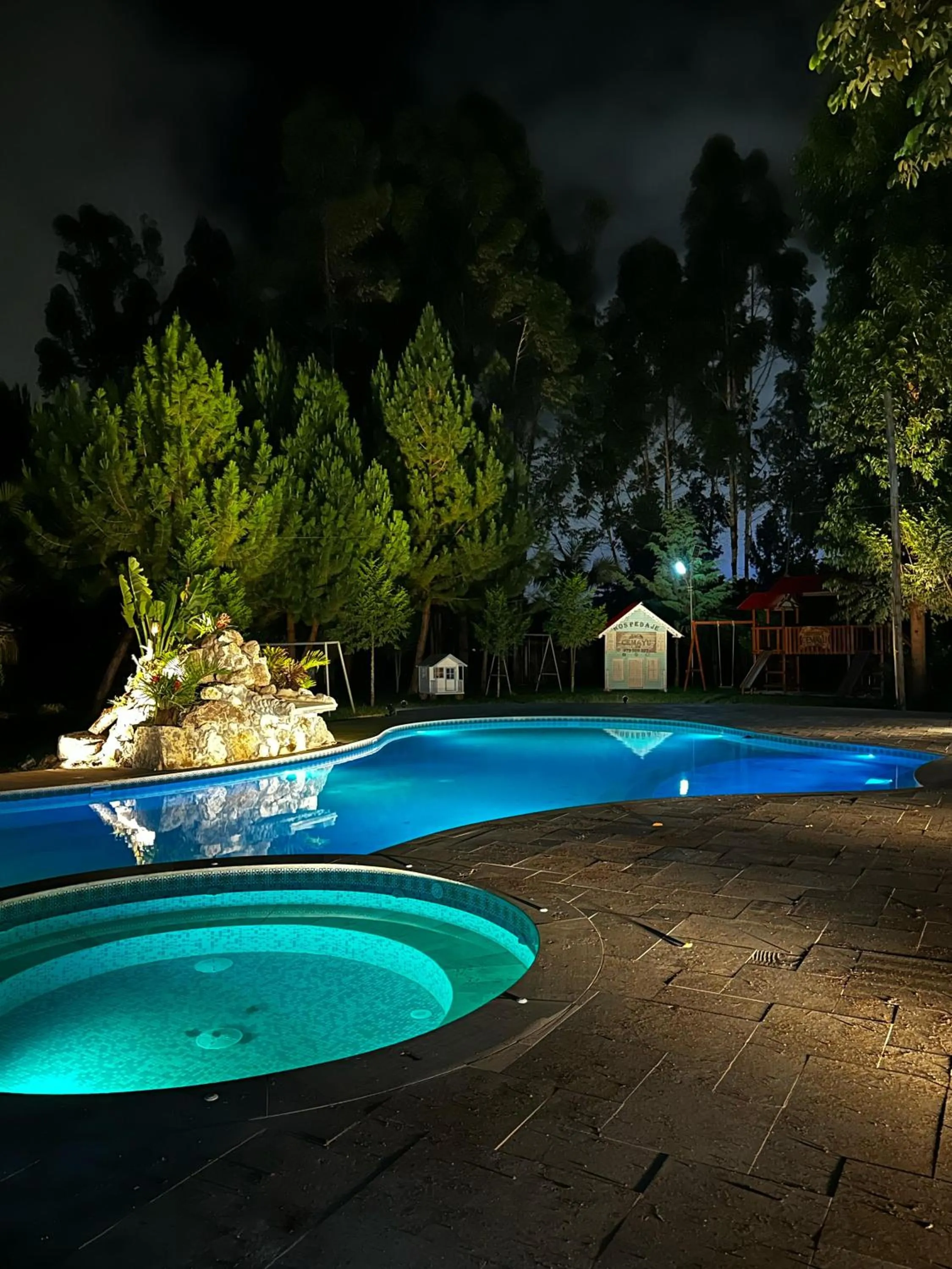 Swimming pool in Cemayu Lodge