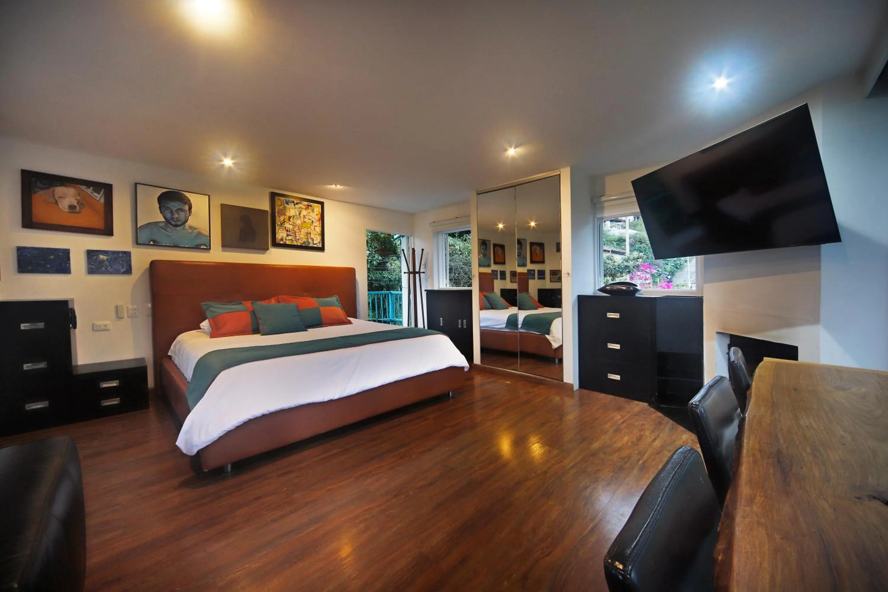 Bedroom, Bed in Casa de las Dos Palmas