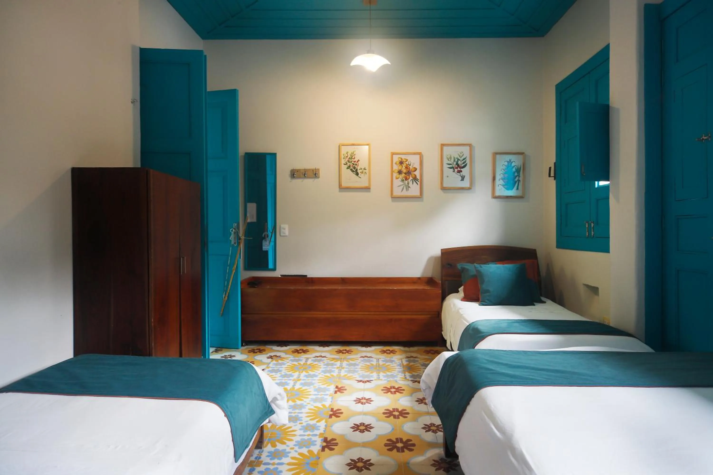 Bedroom, Bed in Casa de las Dos Palmas