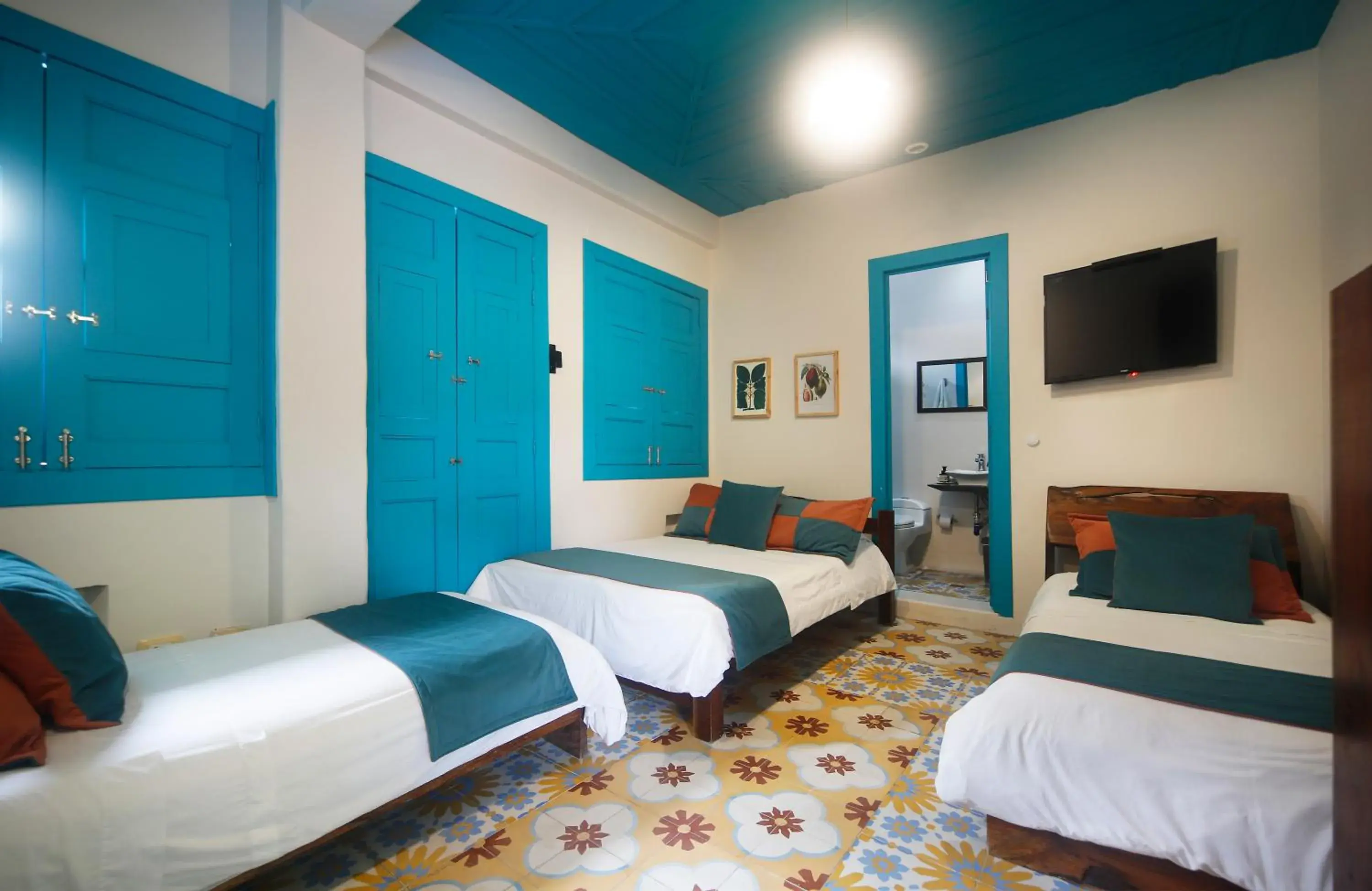 Family Room in Casa de las Dos Palmas Family Room in Casa de las Dos Palmas