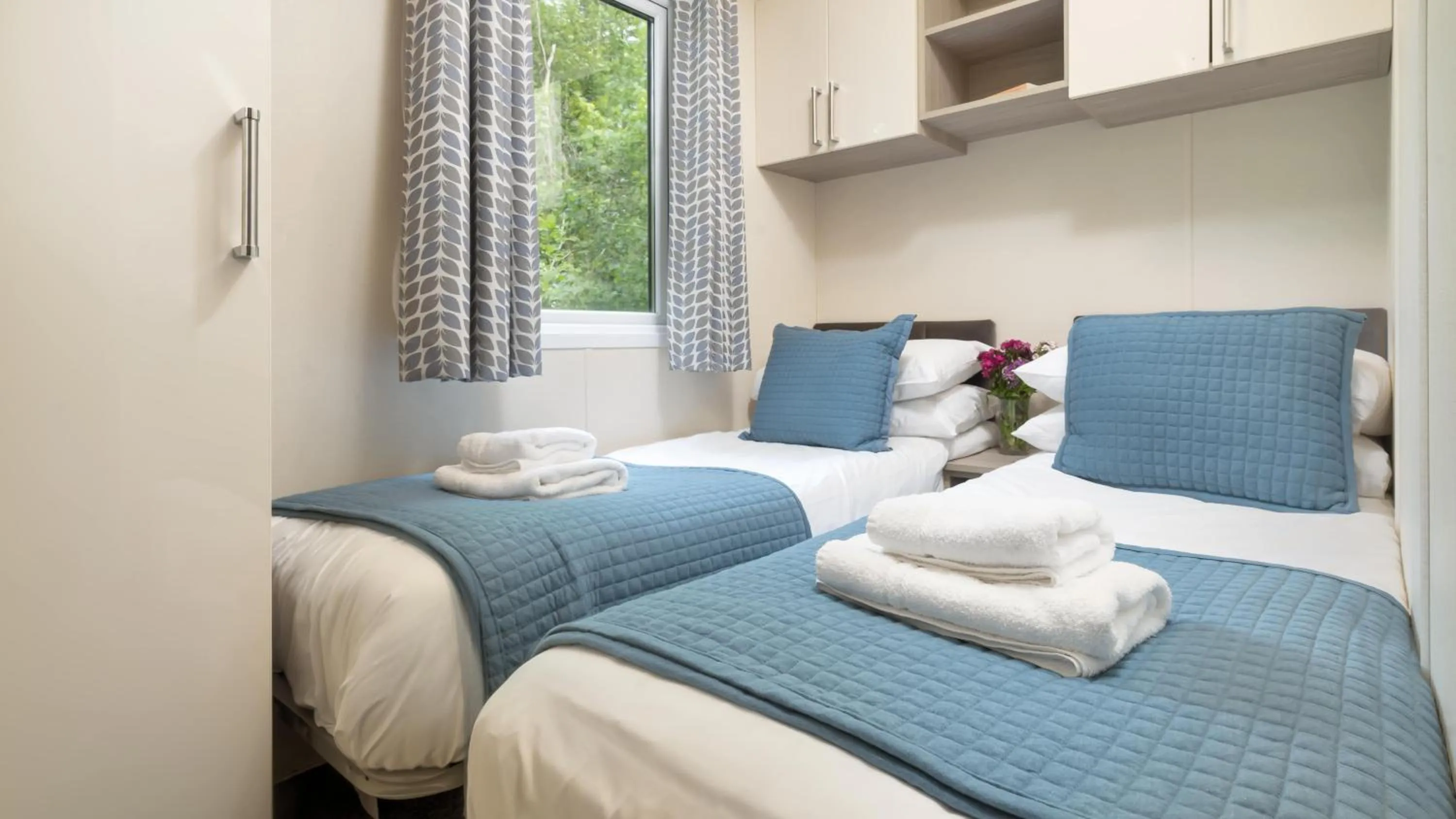 Bed in Newby Bridge Country Caravan Park