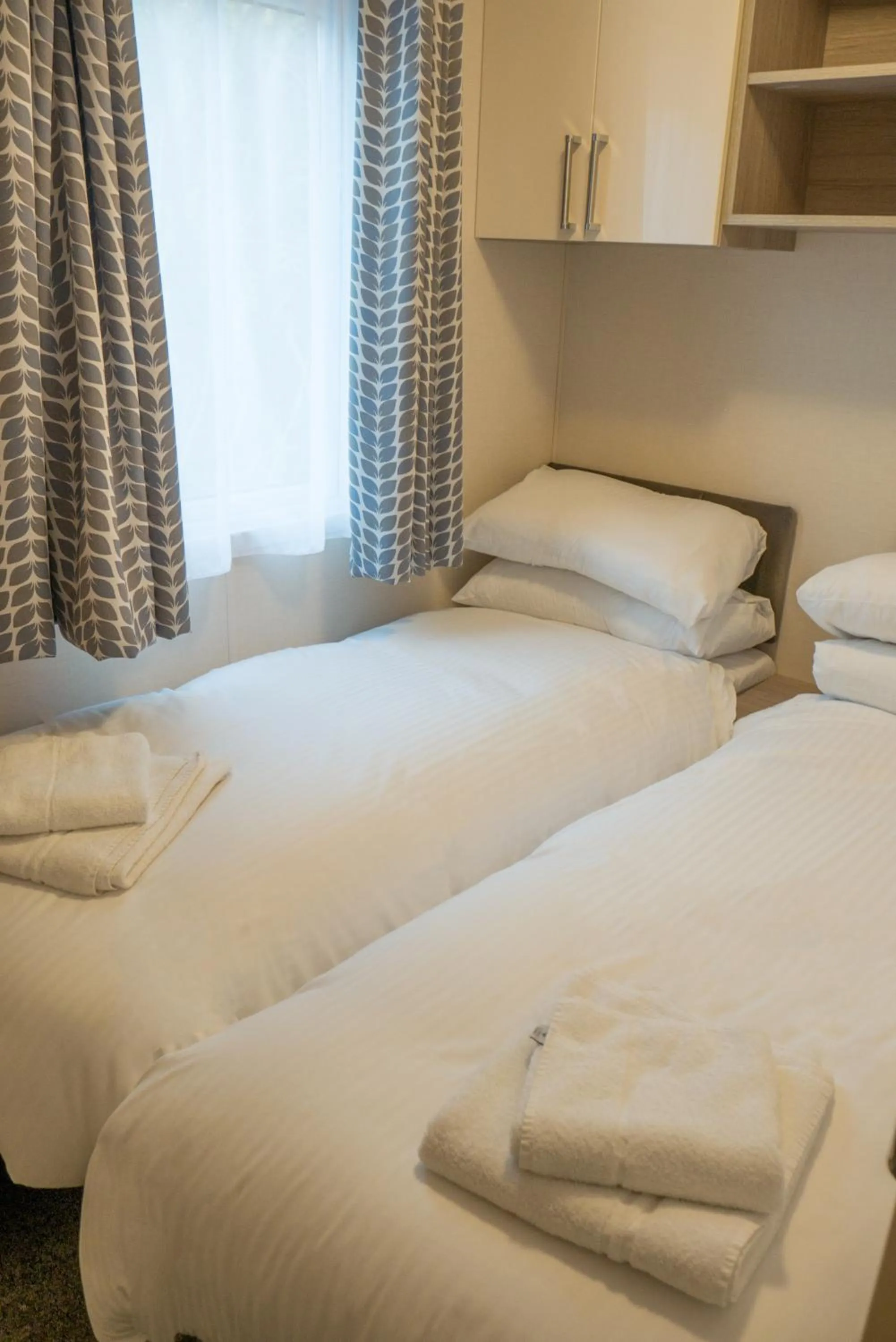 Bed in Newby Bridge Country Caravan Park