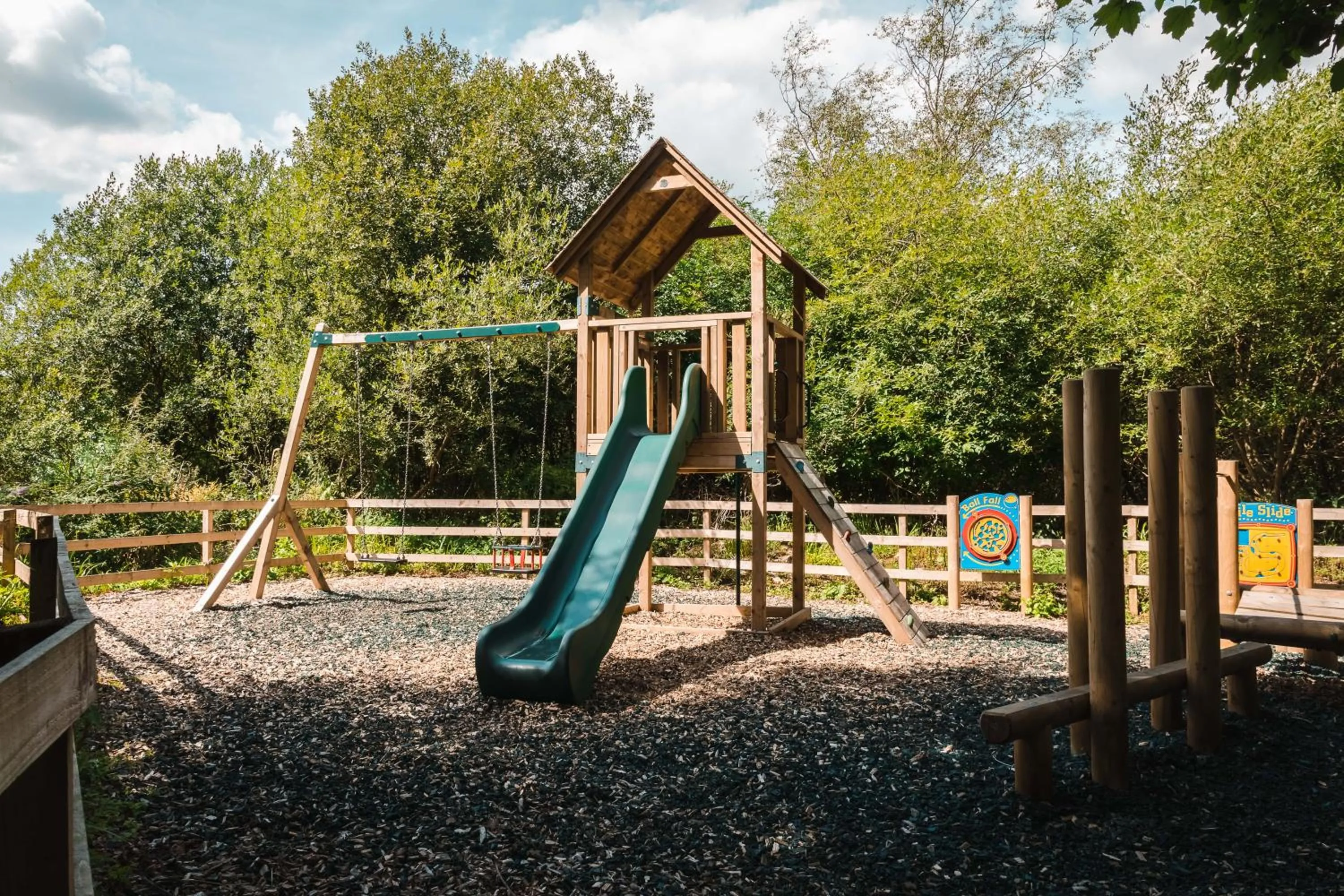Children play ground in Newby Bridge Country Caravan Park