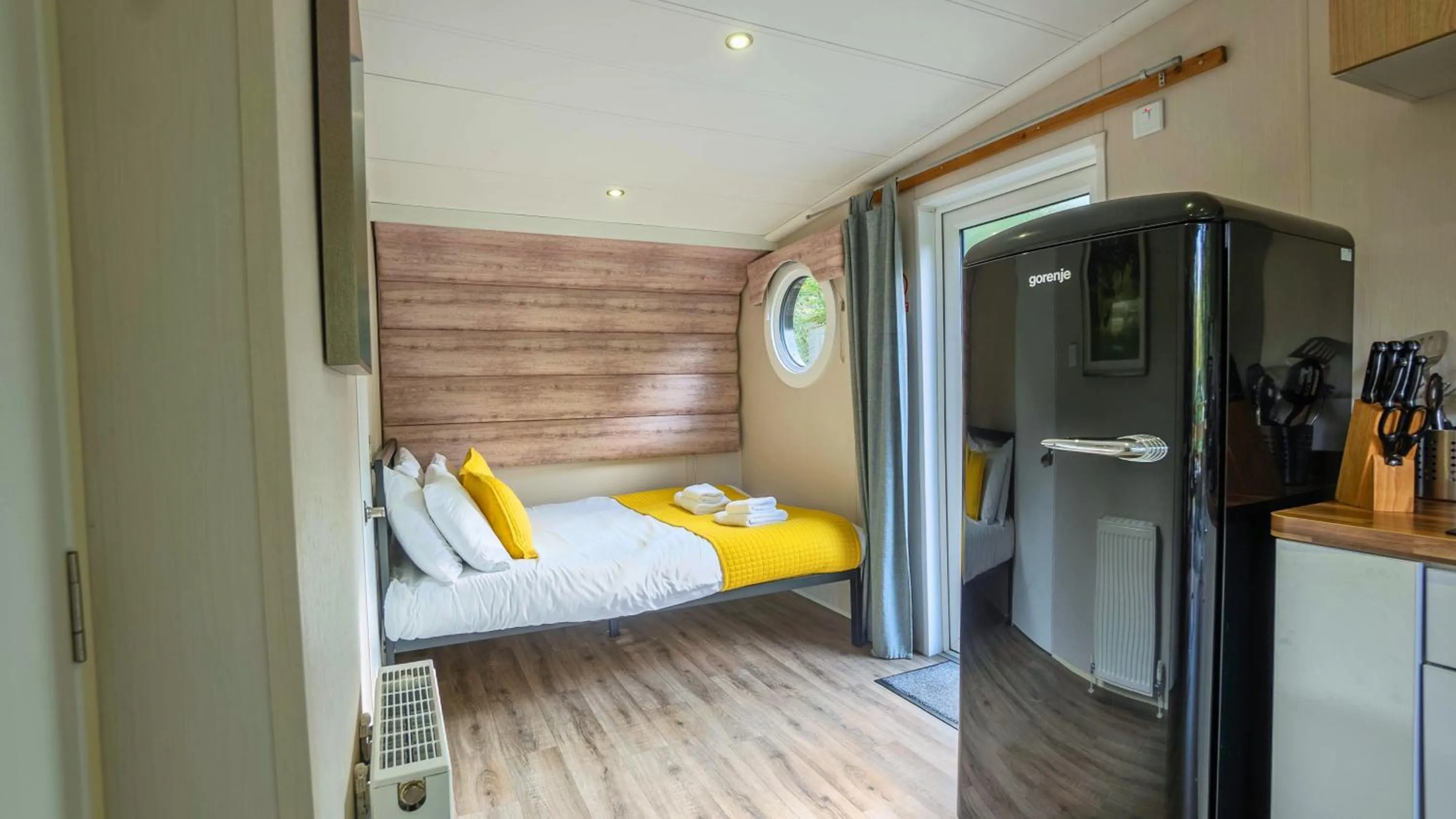 Bed in Newby Bridge Country Caravan Park