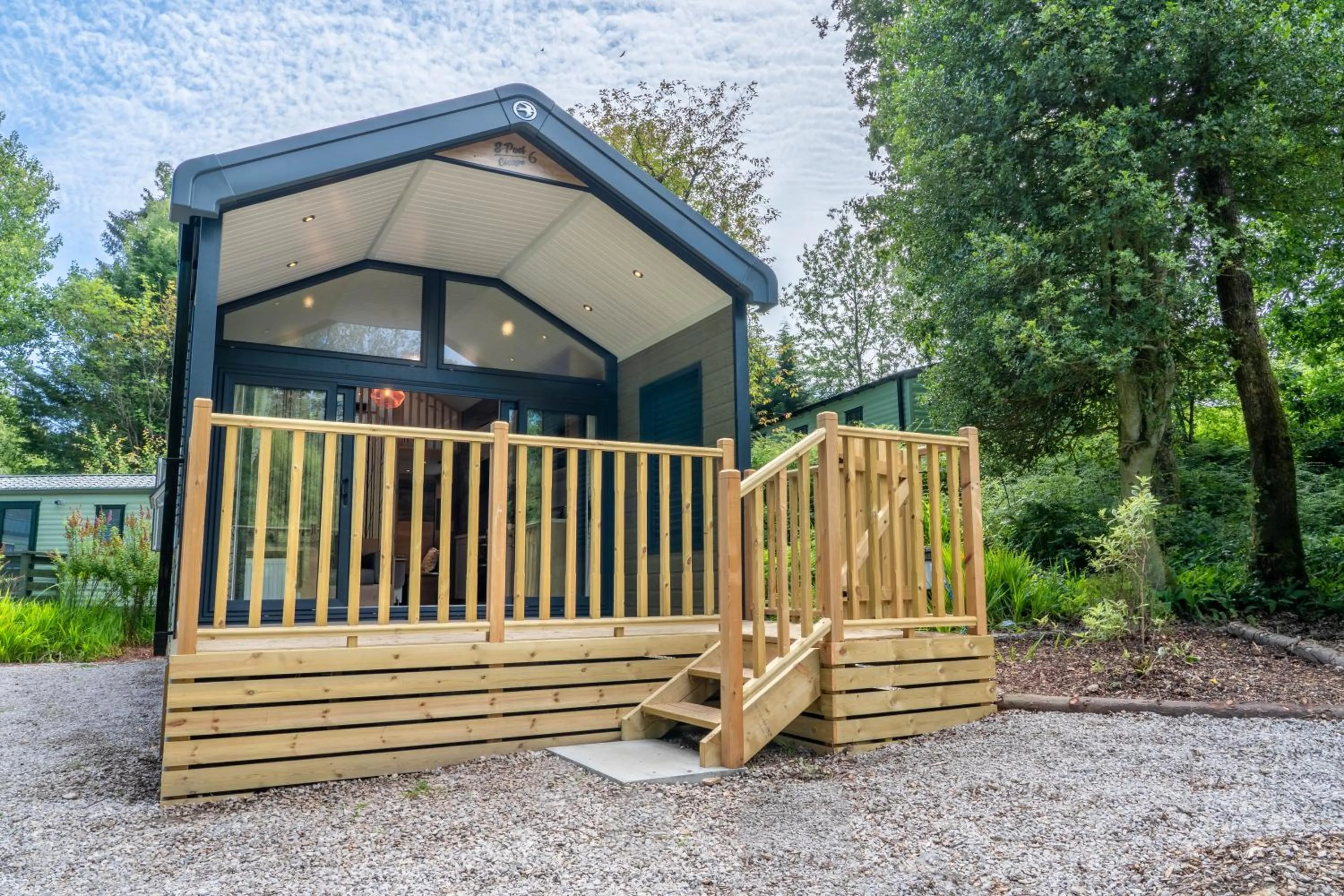 Balcony/Terrace in Newby Bridge Country Caravan Park