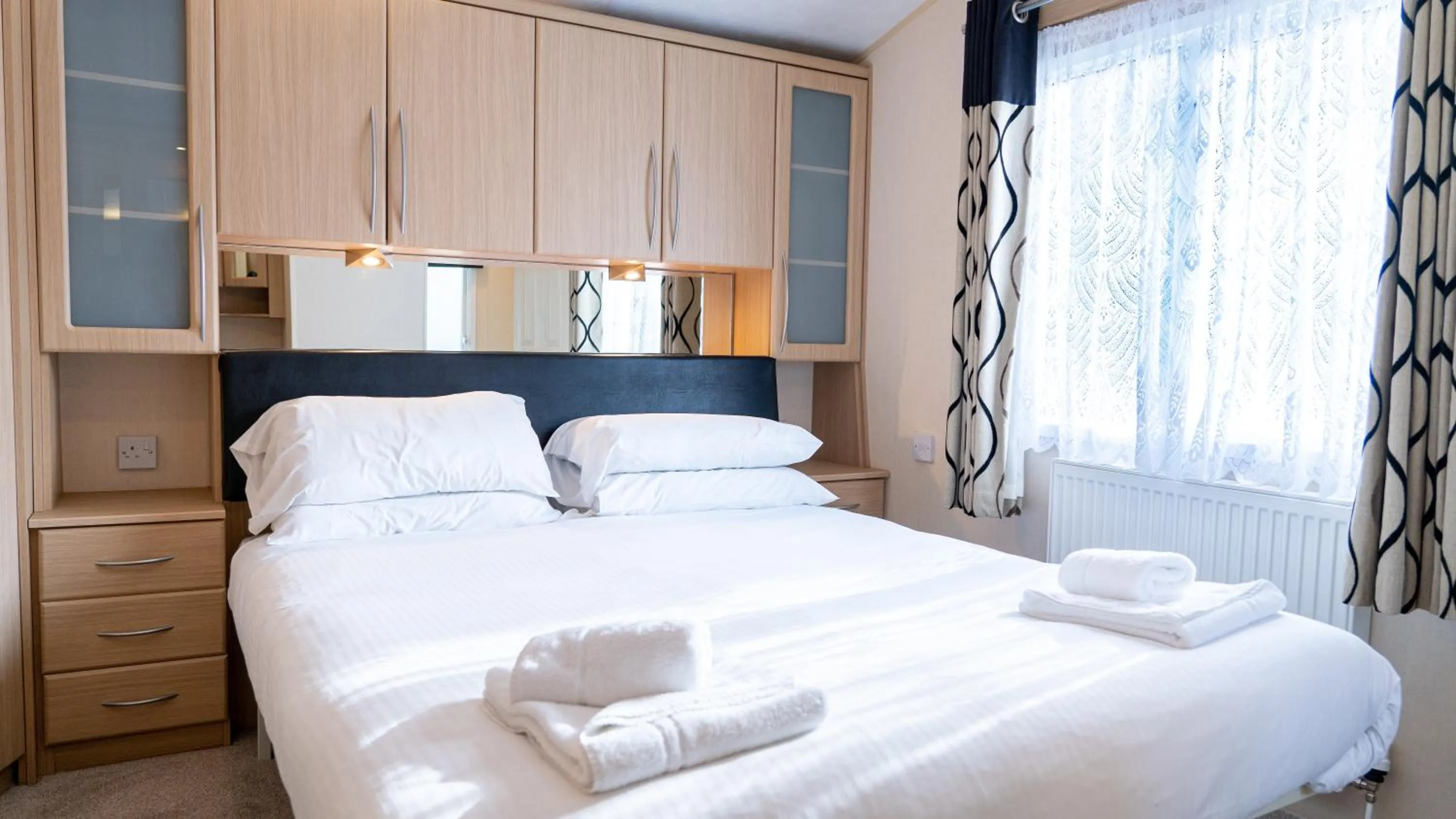 Bed in Newby Bridge Country Caravan Park