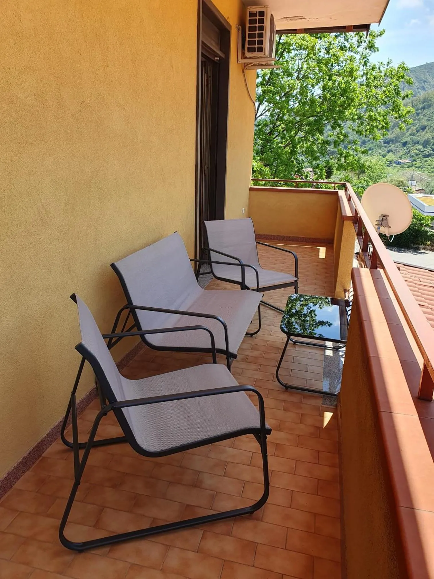 Balcony/Terrace in Casa Fronte Gole Alcantara