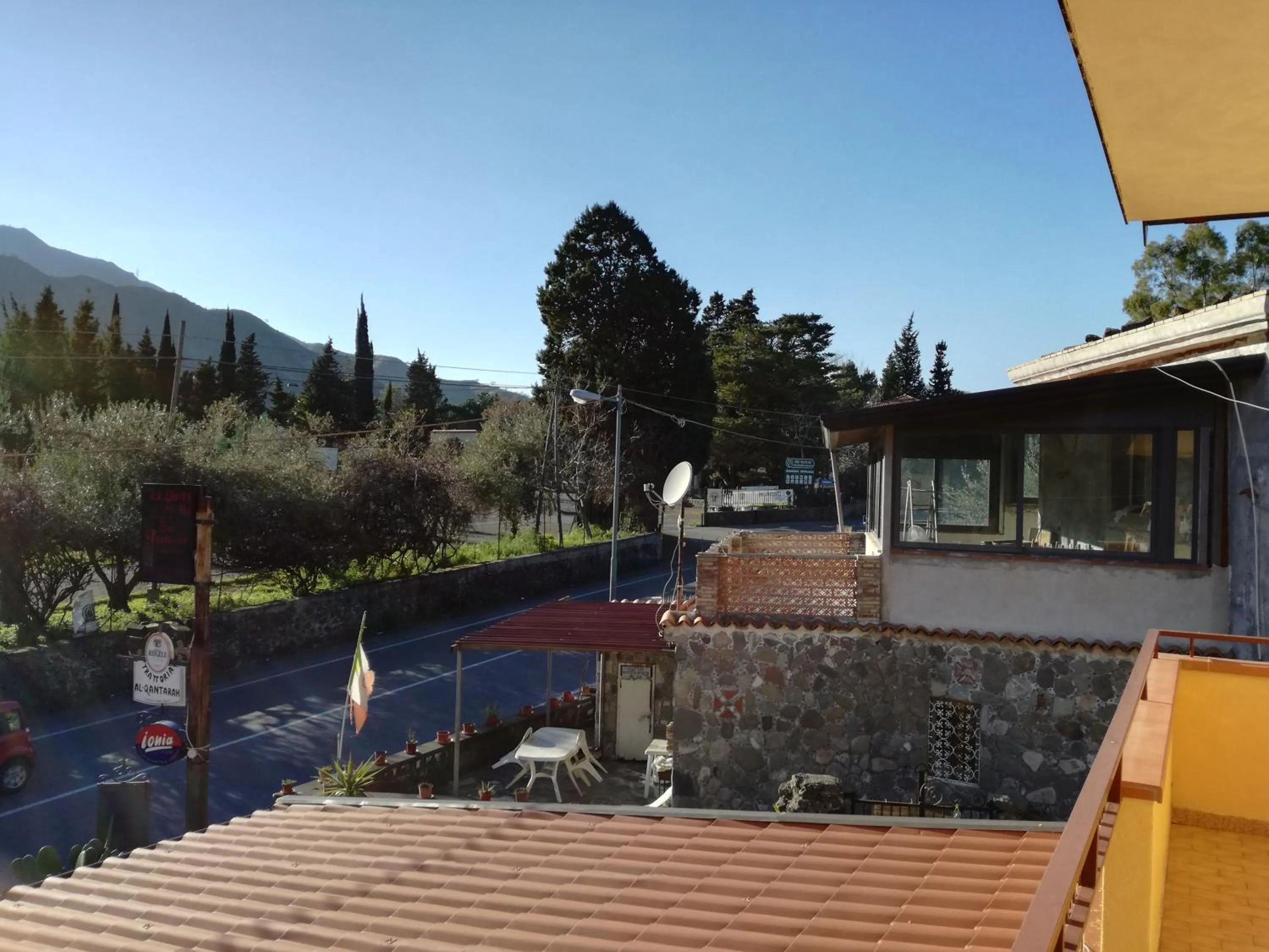 Landmark view in Casa Fronte Gole Alcantara