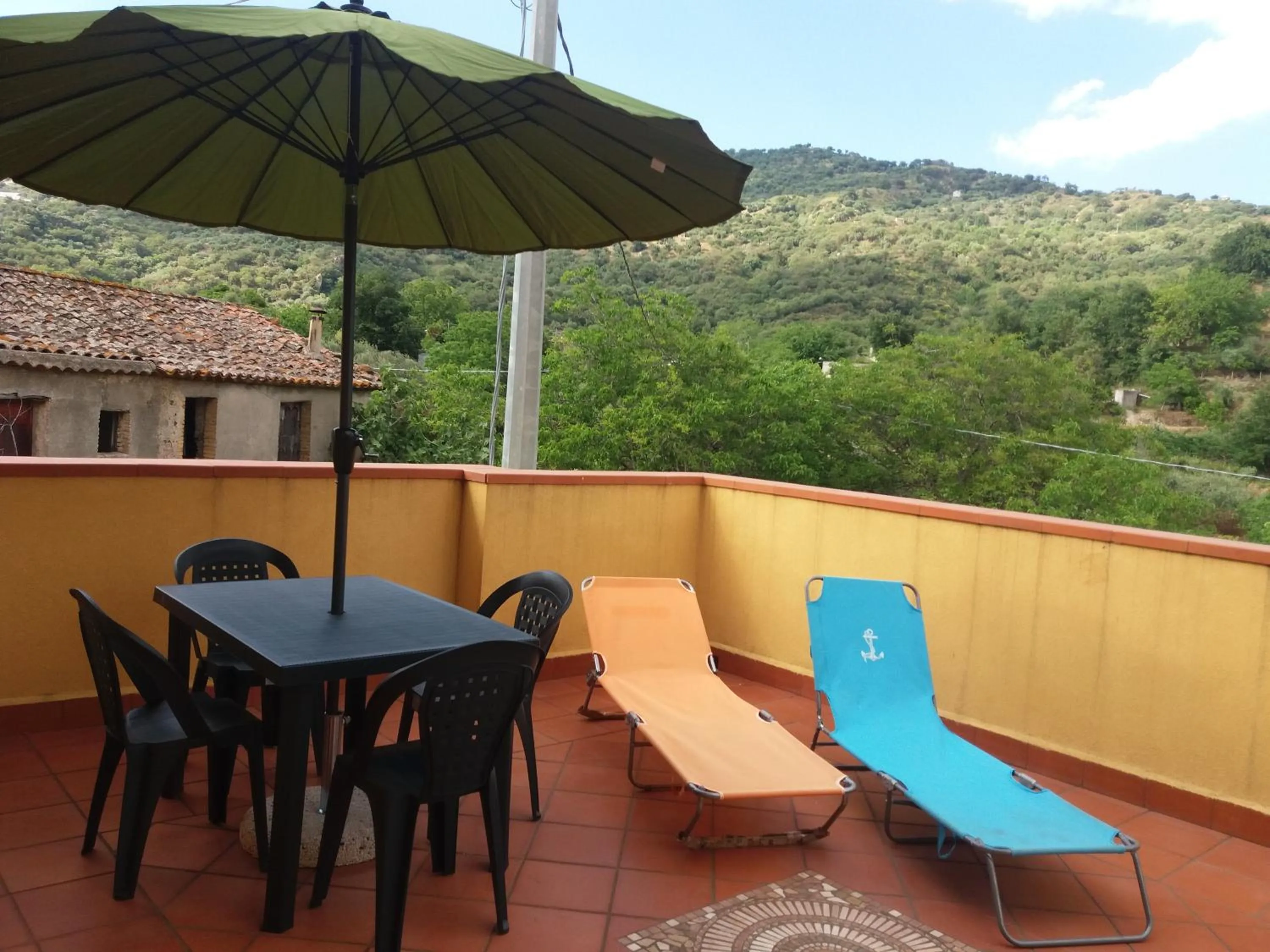 Balcony/Terrace in Casa Fronte Gole Alcantara