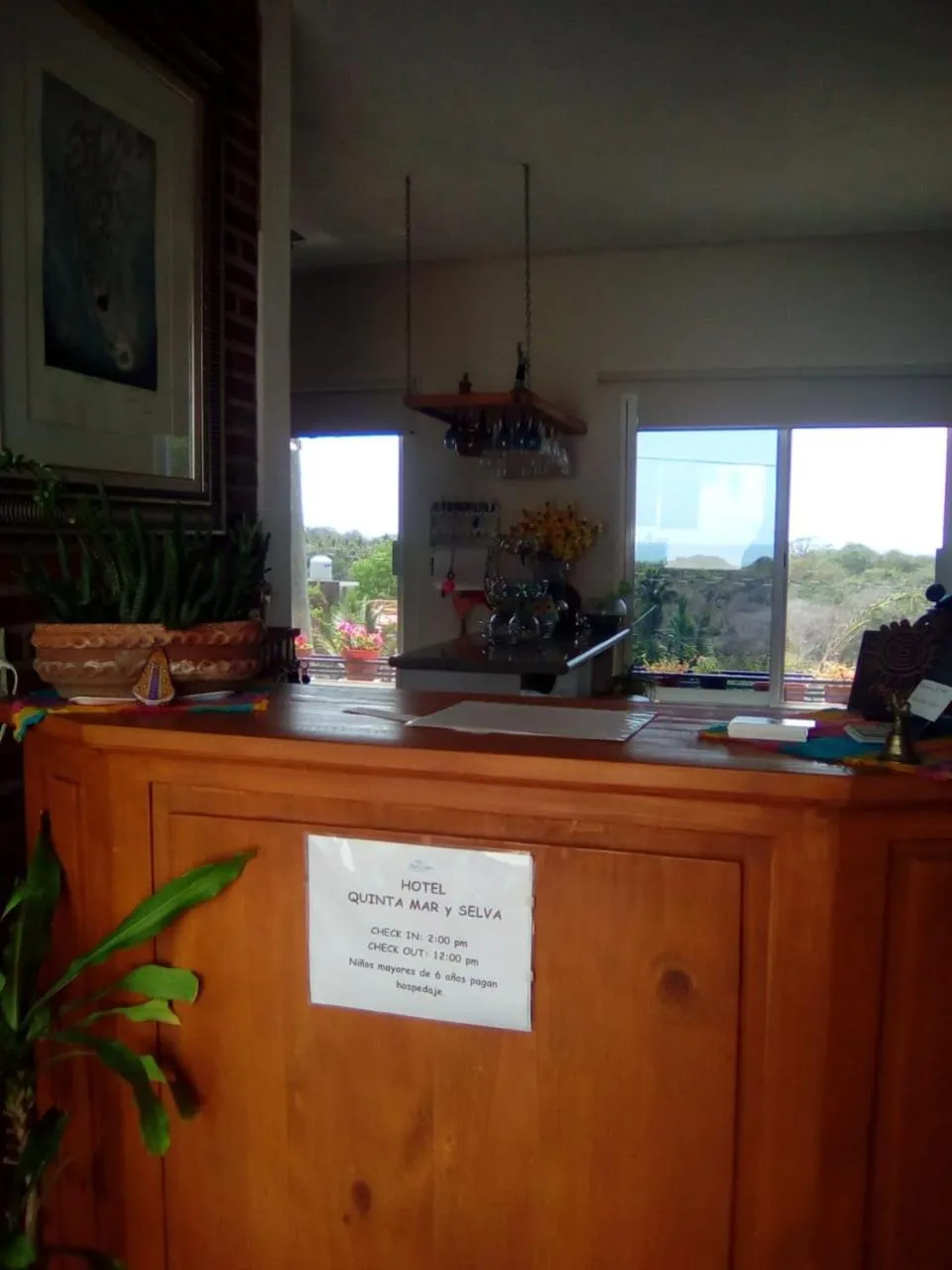 Lobby or reception in Hotel Quinta Mar y Selva