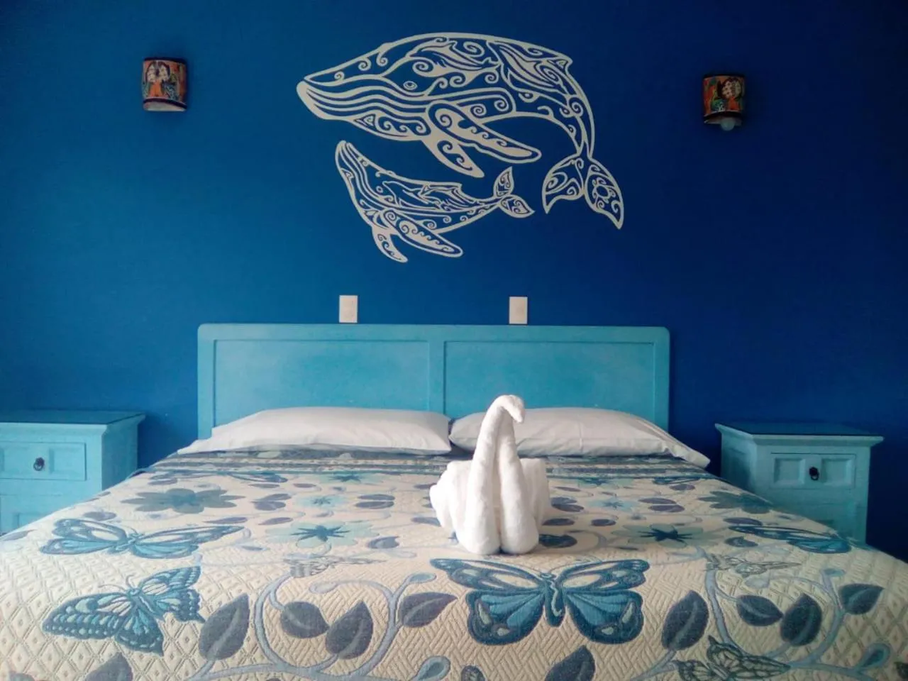 Decorative detail, Bed in Hotel Quinta Mar y Selva