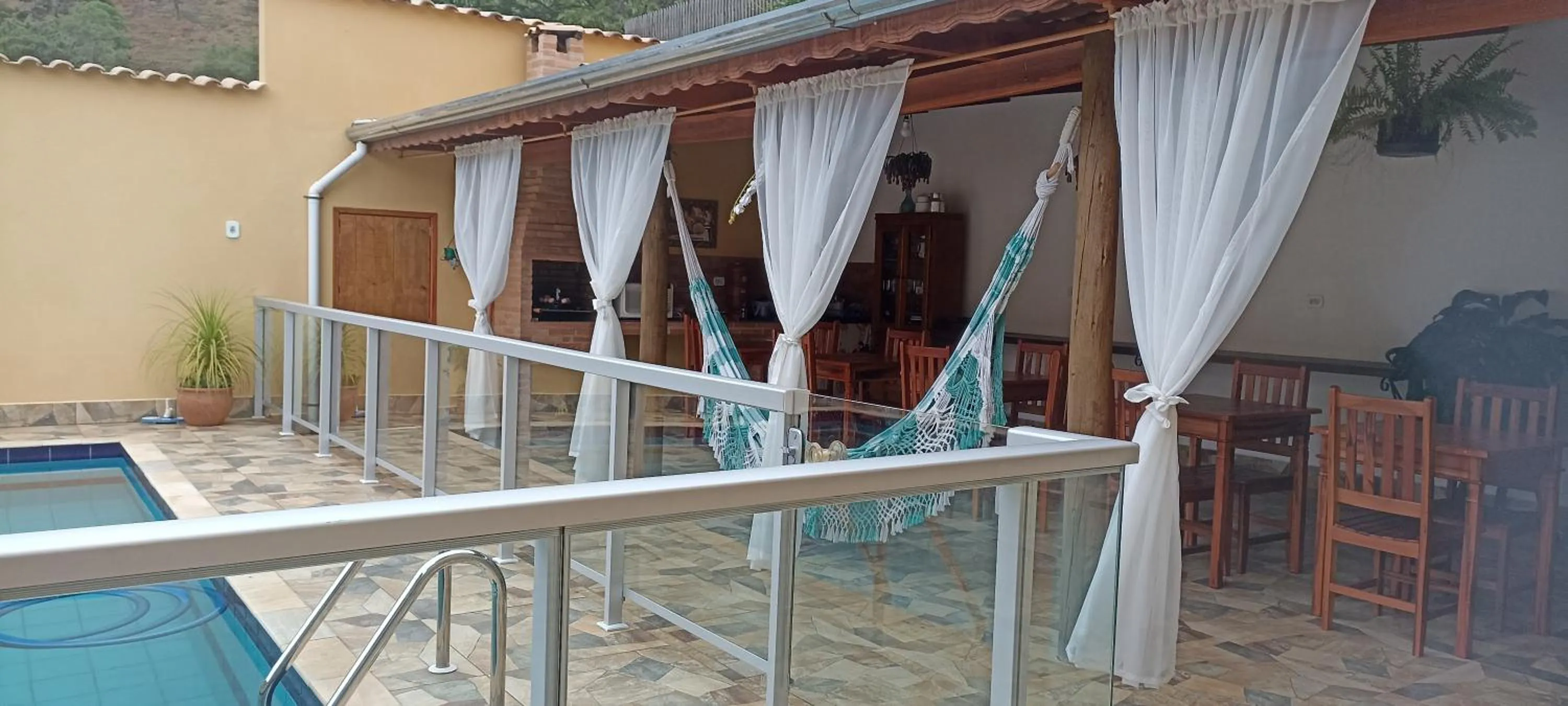 Dining area in Pousada Alejandro