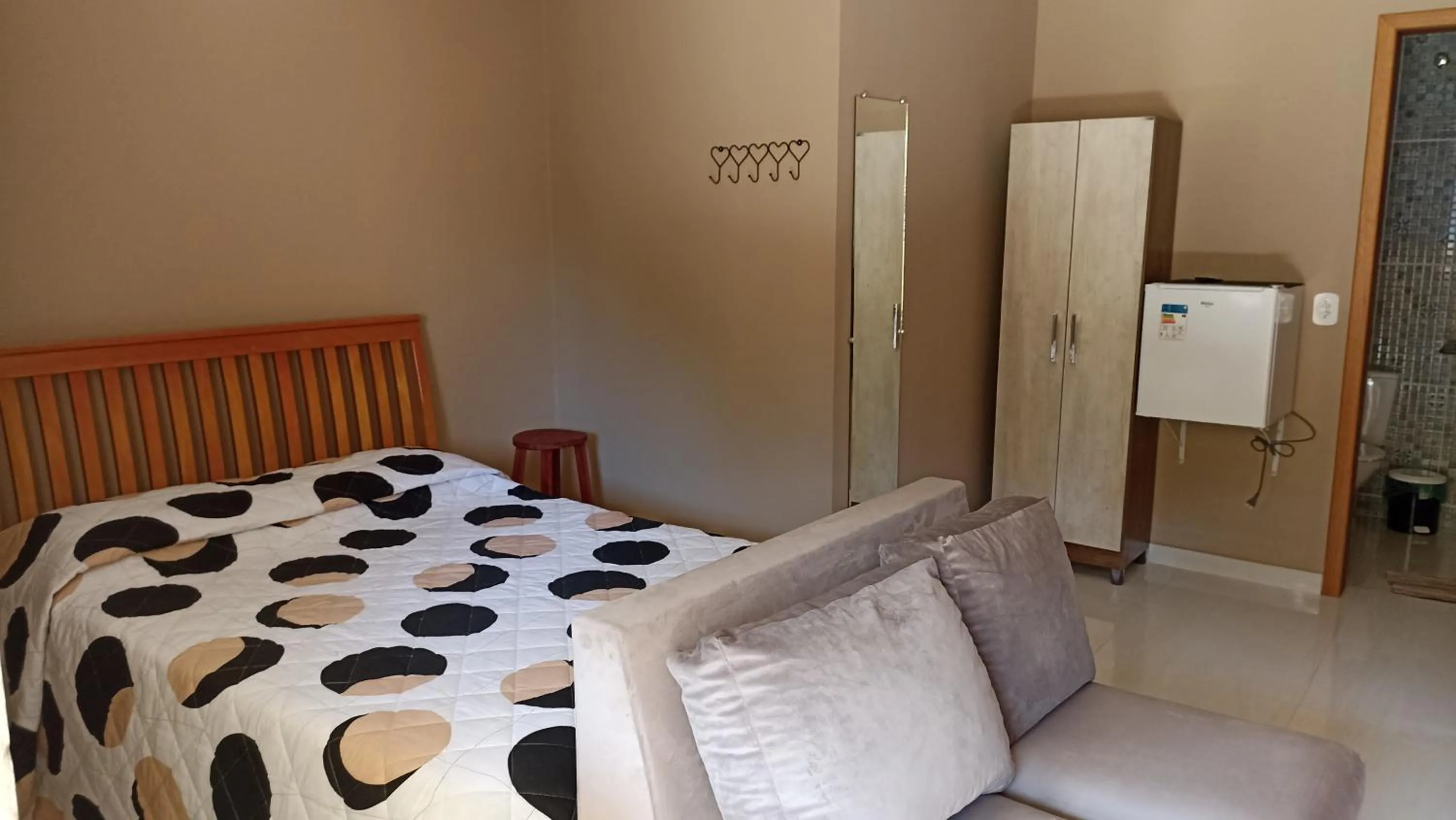 Bed in Pousada Alejandro