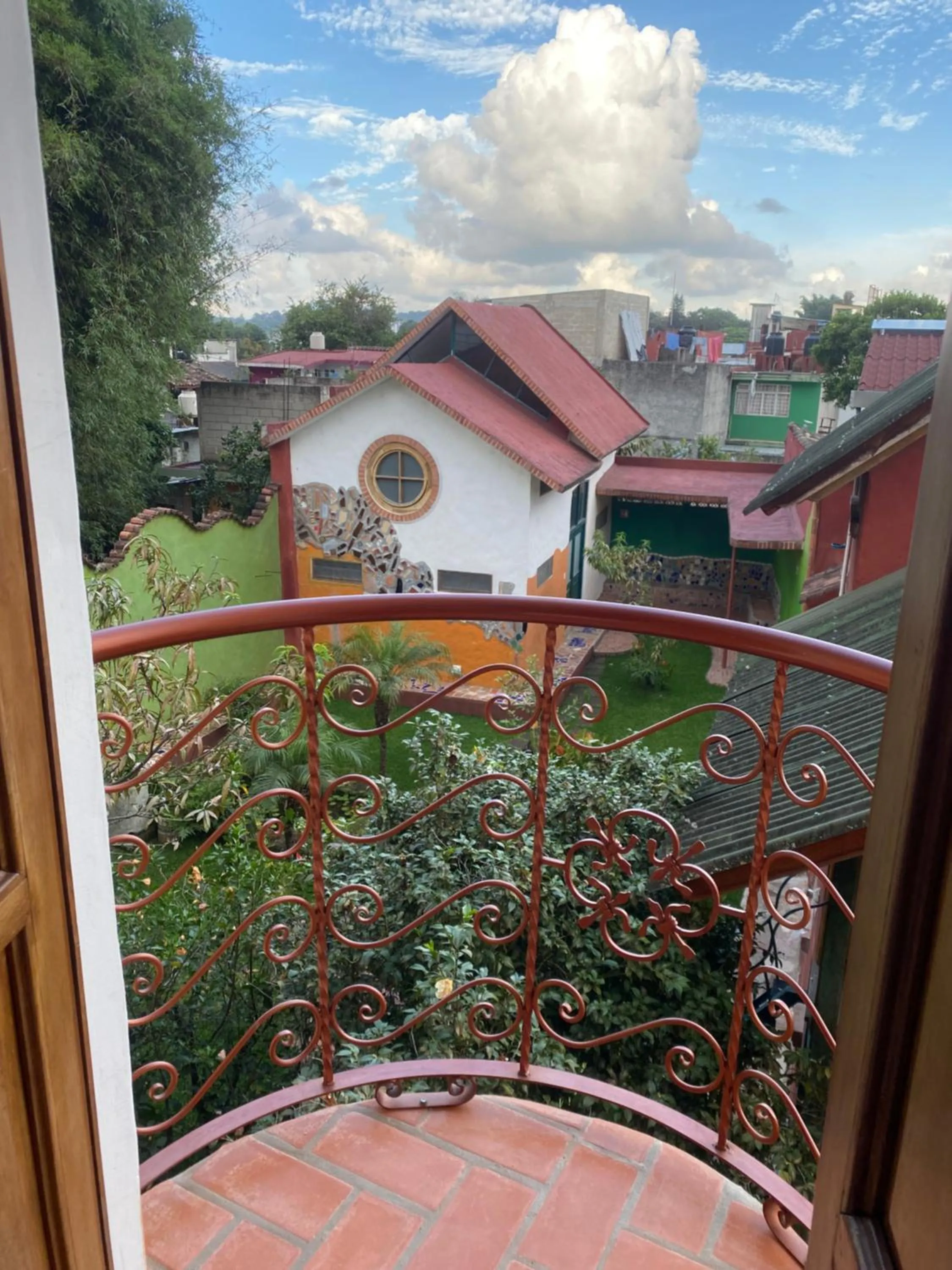 Garden view in Casa Miguel Arcangel