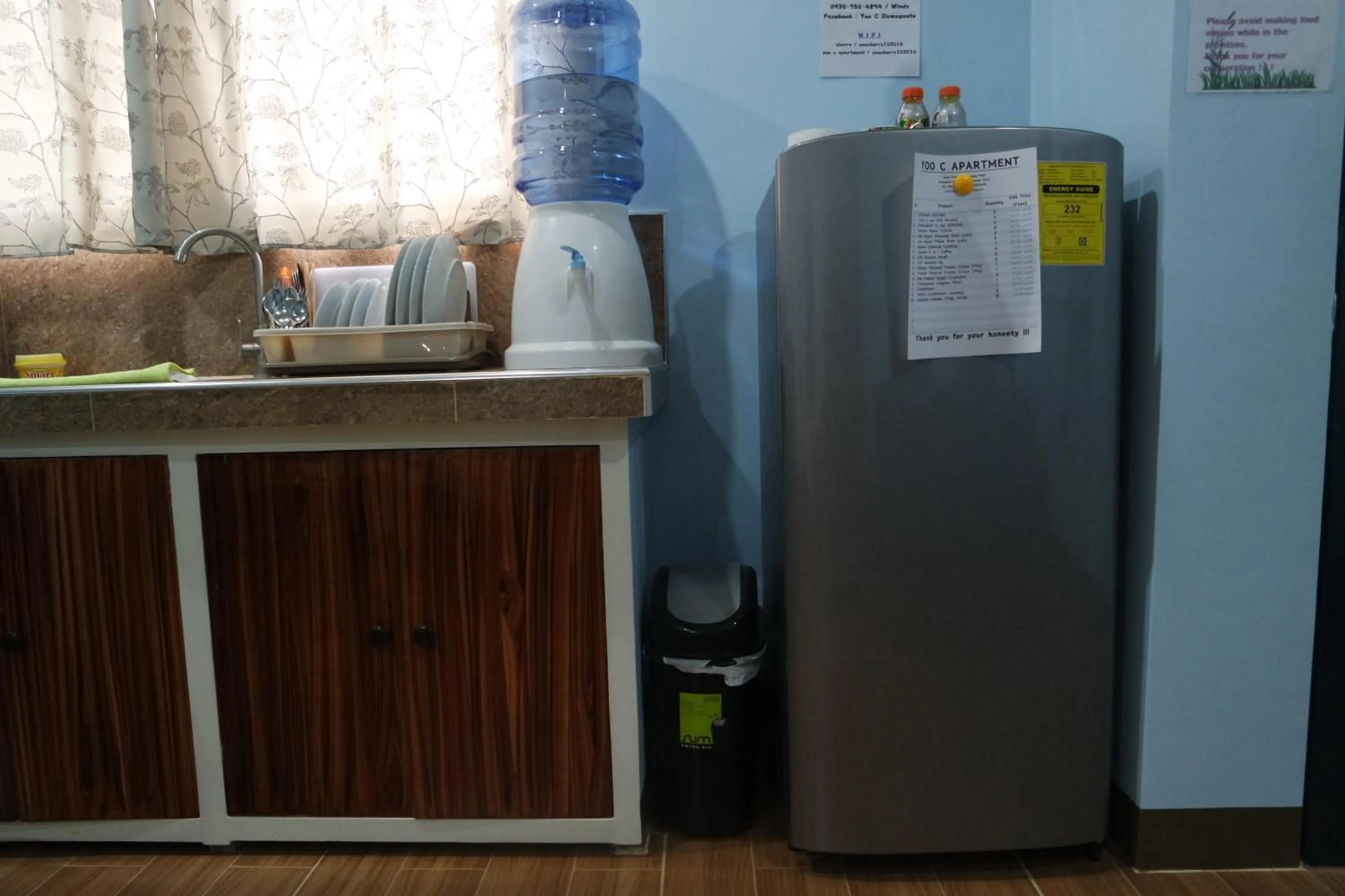 Kitchen or kitchenette in Yoo C Apartment